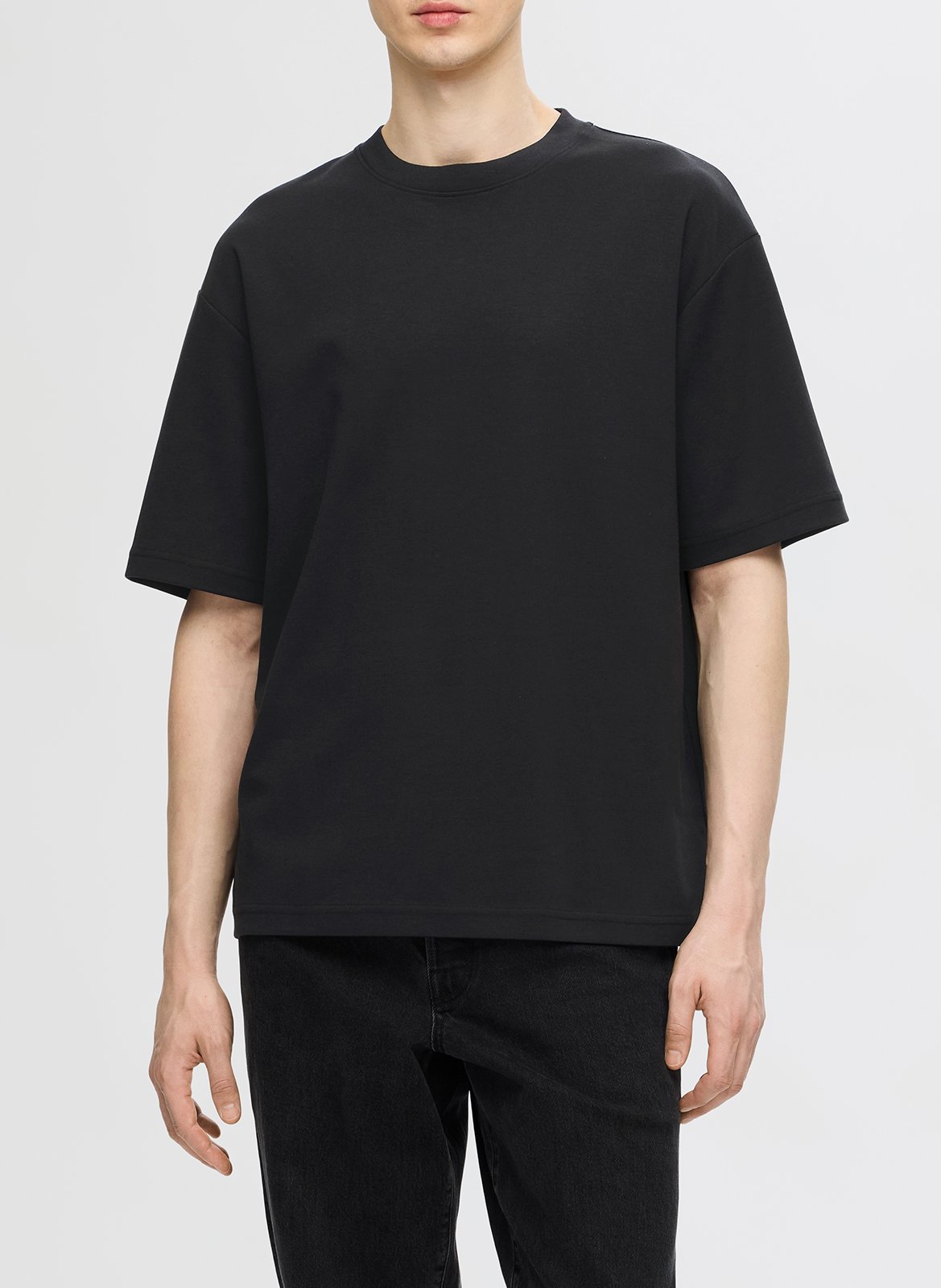 Tee-shirt oversize en coton bio mélangé SELECTED