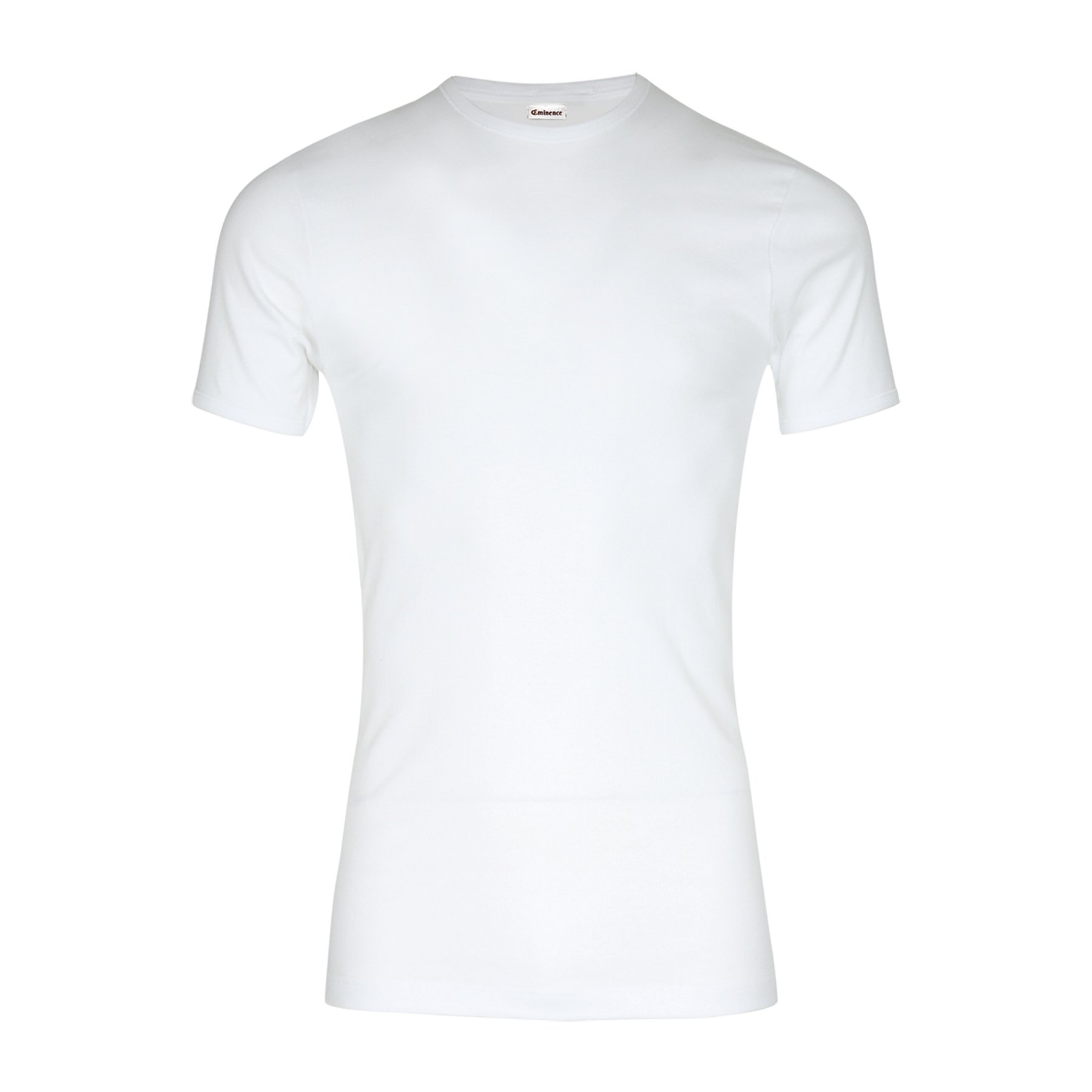 Round neck premium pure cotton T-shirt by Eminence White