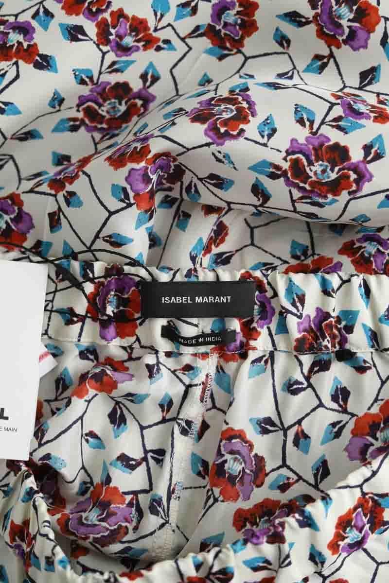 Silk trousers ISABEL MARANT - Seconde Main Multicolored