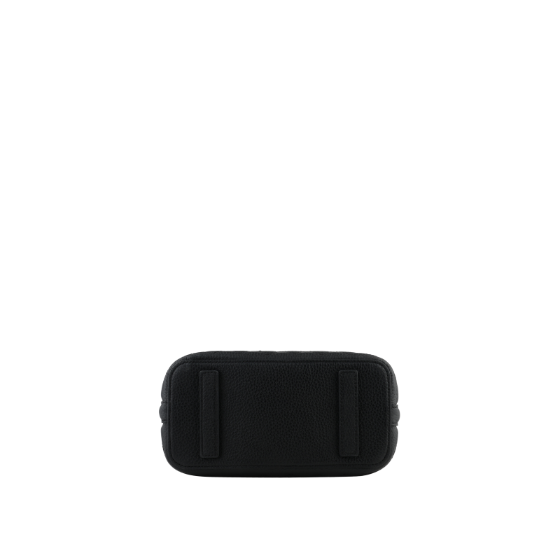 Satchel - cowhide leather POURCHET Black