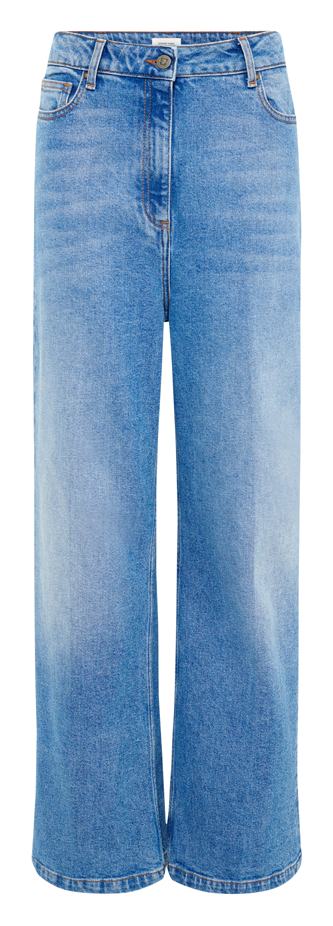 Jean large taille haute uni GERARD DAREL Bleu