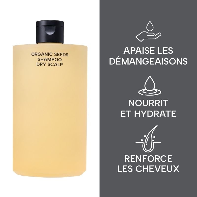 SHAMPOING CHEVEUX SECS AUX GRAINES BIO FERMENTÉES WHAMISA No color