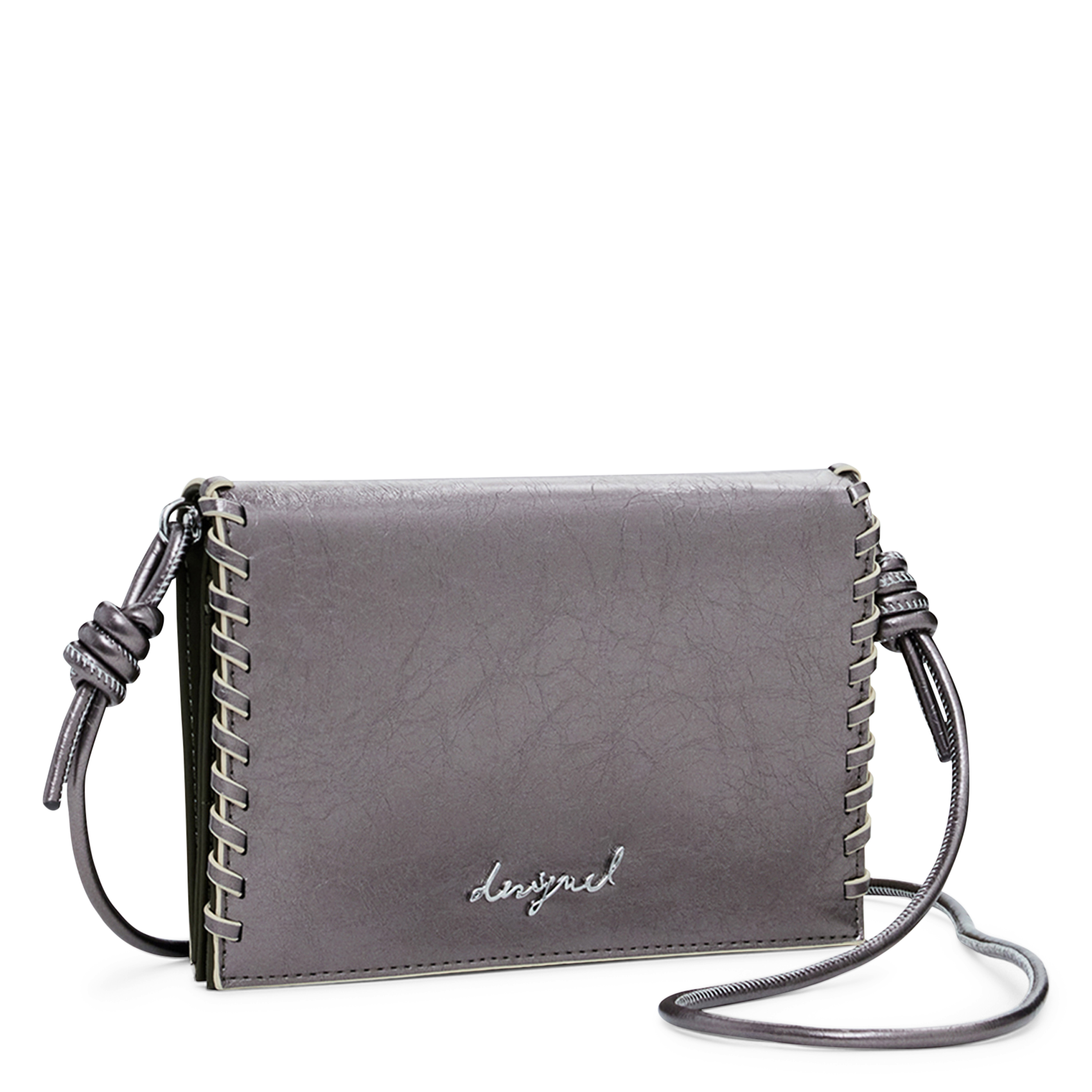 Umhängetasche mit Metallic-Leder-Effekt DESIGUAL Mehrfarbig