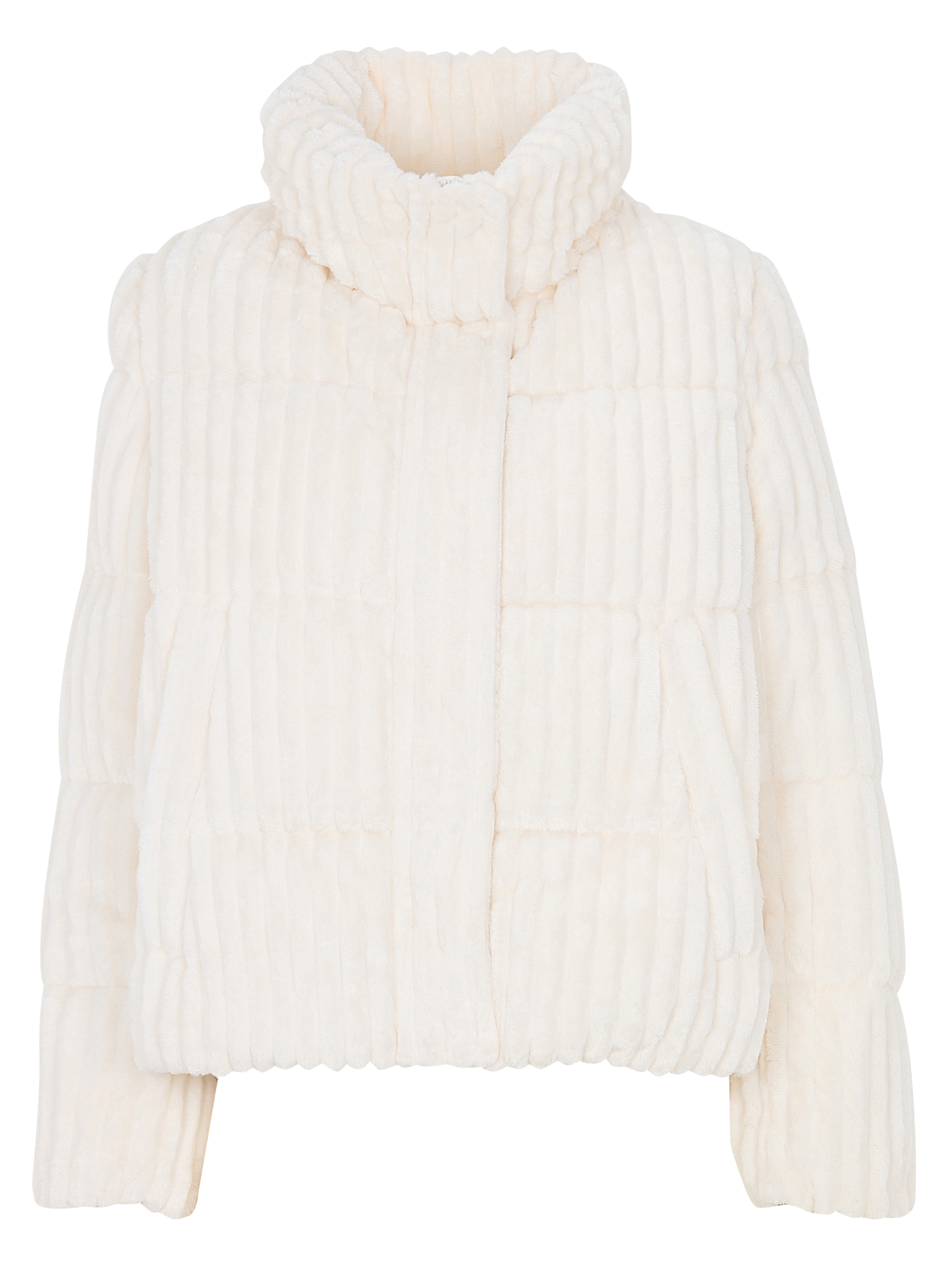 Chaqueta acolchada suave lisa KOOKAI Beige