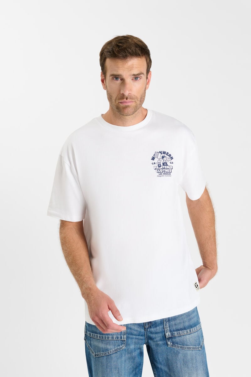 Tommy Badge T-shirt LE TEMPS DES CERISES White