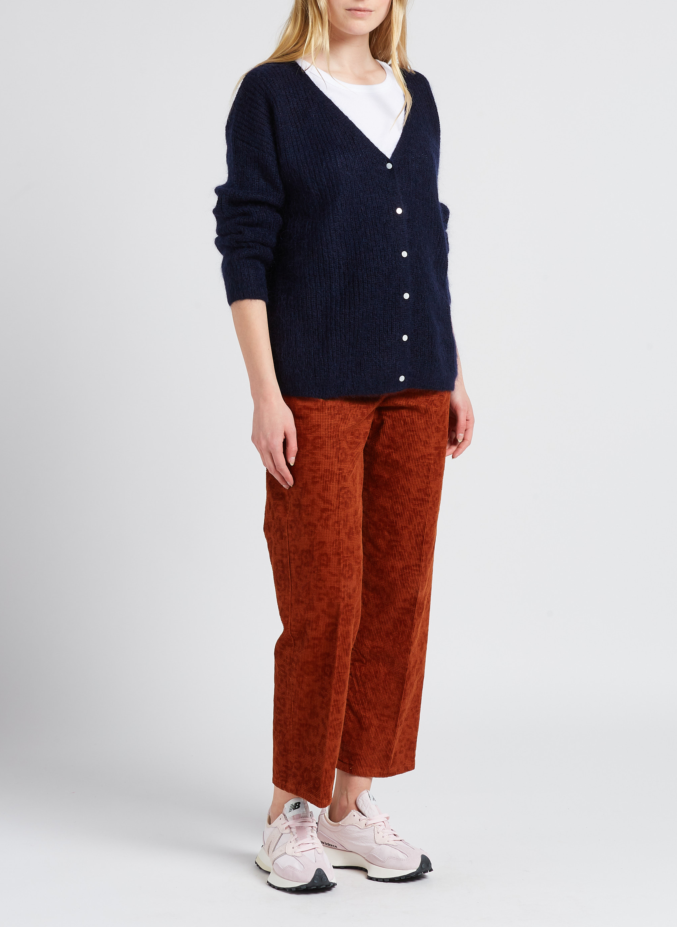 Pantalon droit velours côtelé  LEVI'S Orange