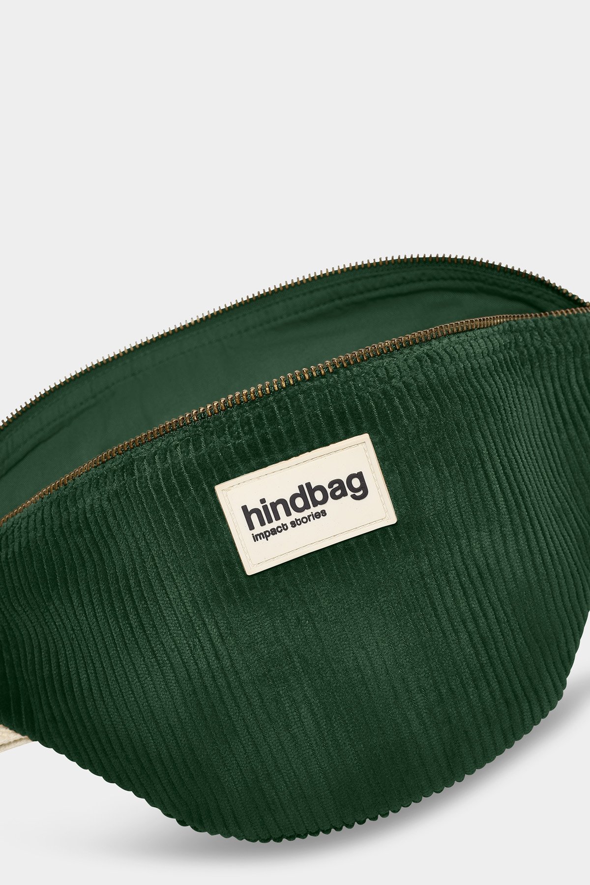 Cotton waist bag HINDBAG Green
