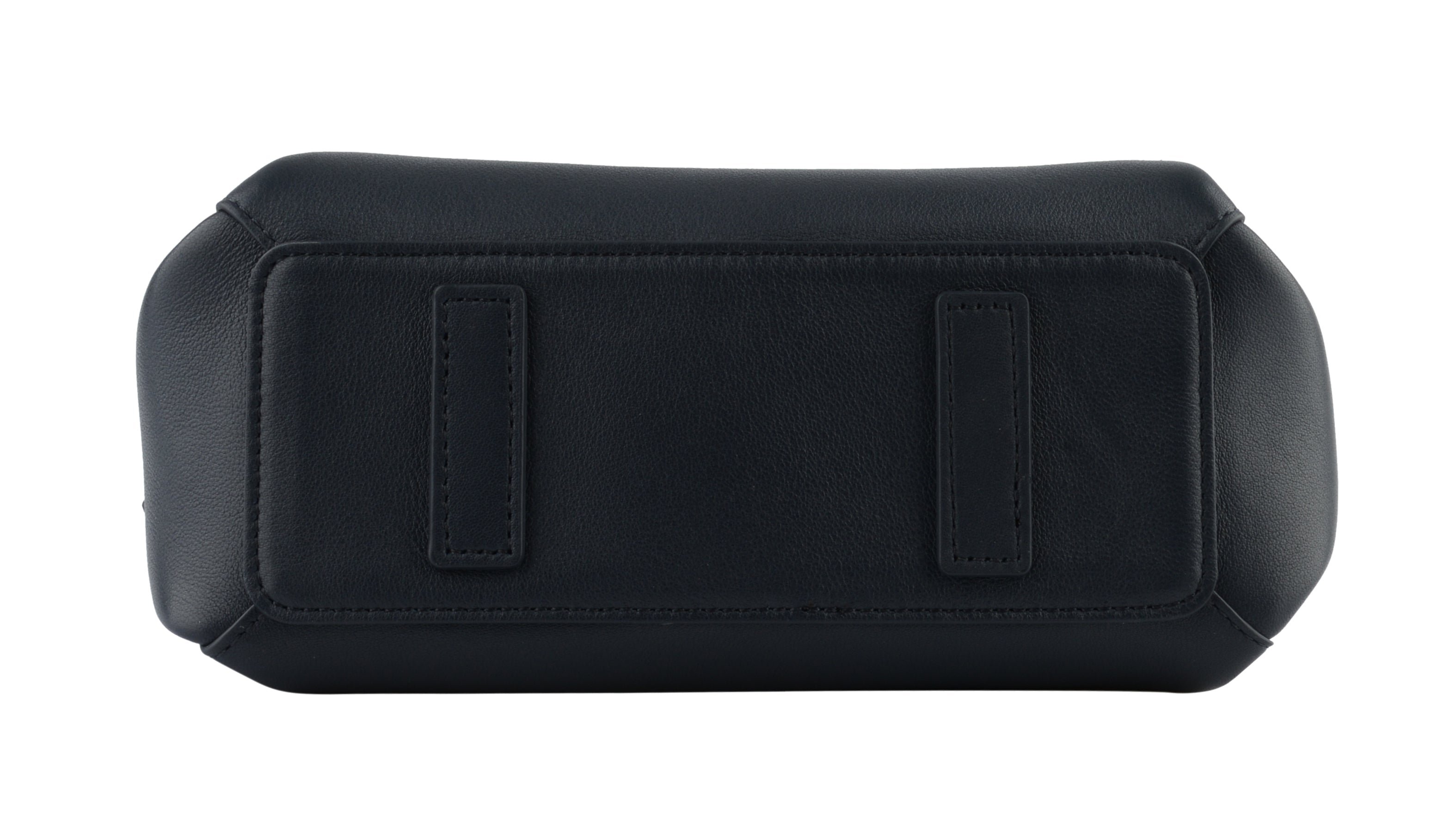 Calfskin leather shoulder bag POURCHET Blue