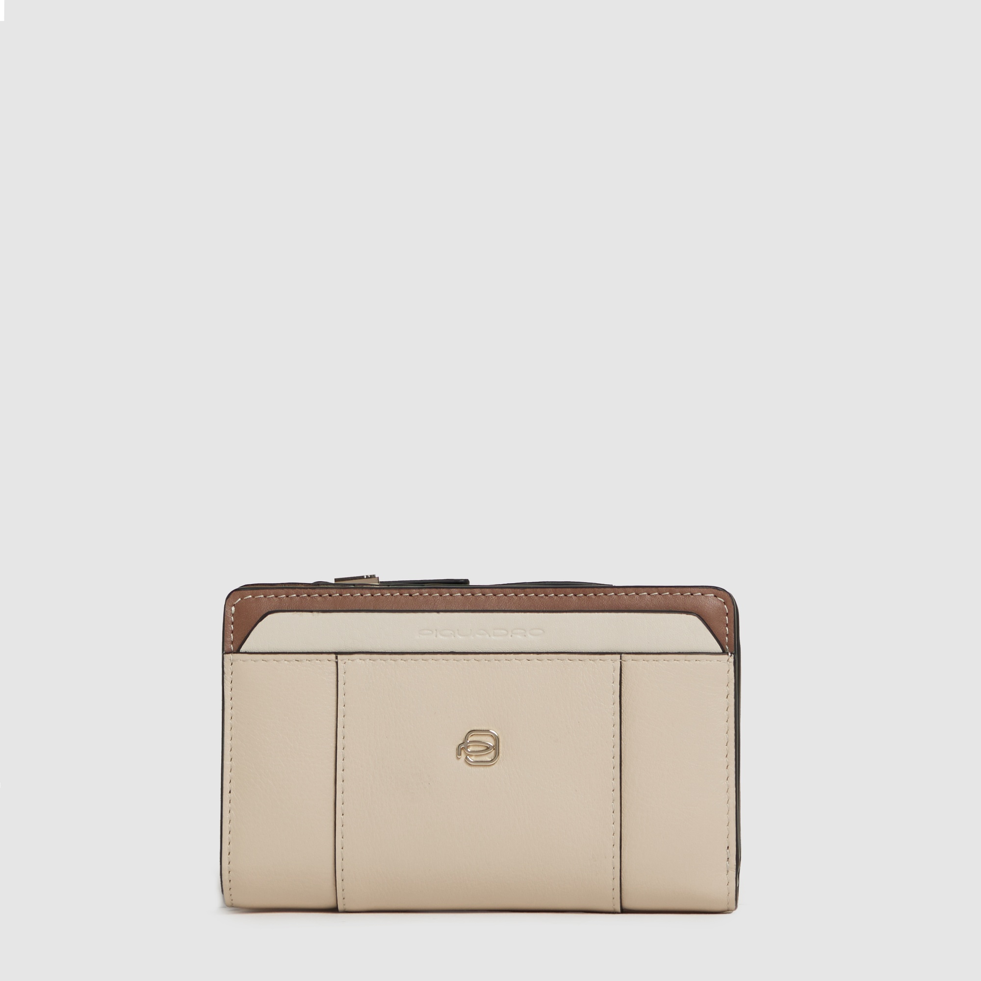 Babylon leather wallet Beige