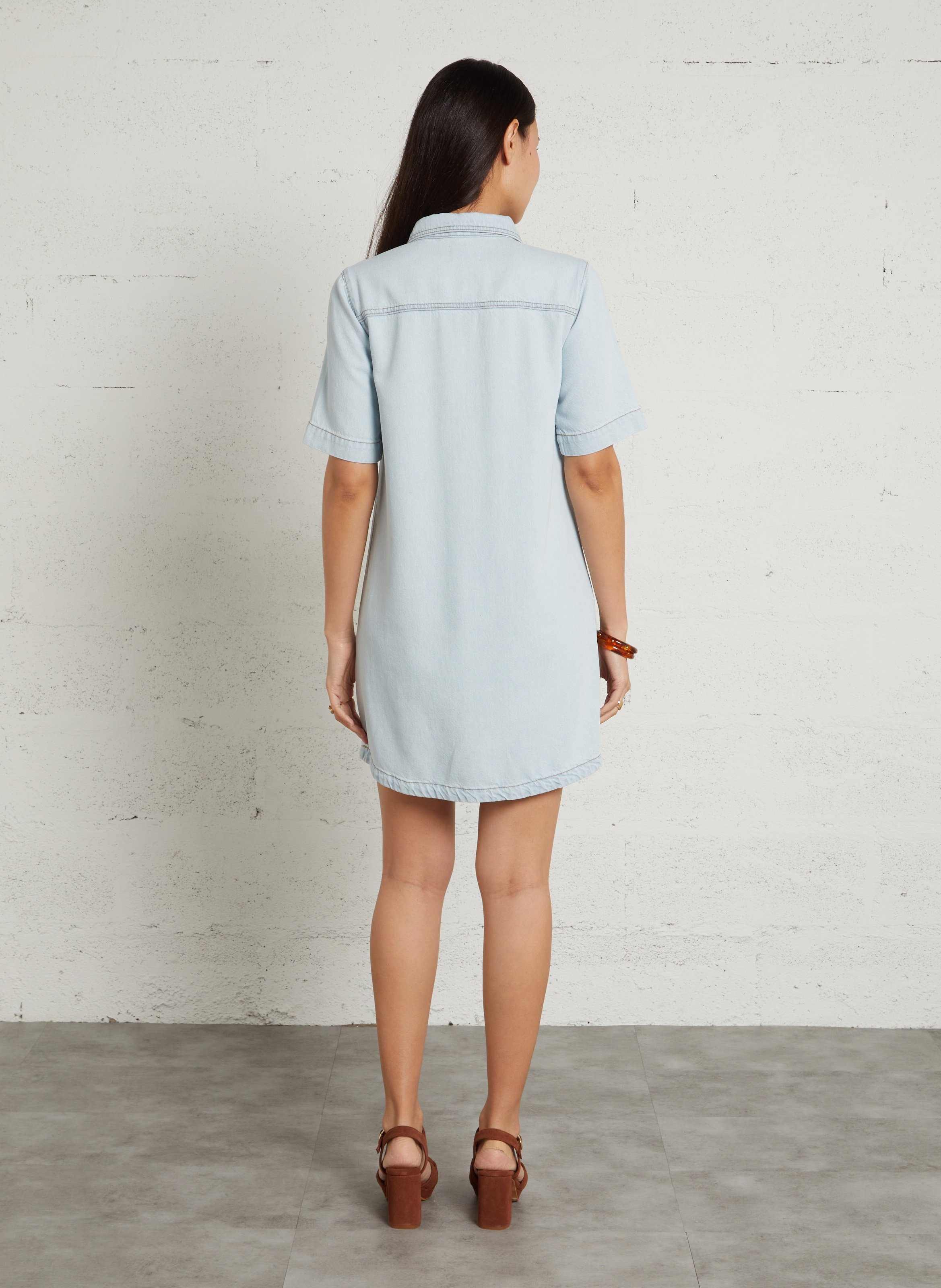 Sandales à talons en cuir velours MAISON 123 Rouge