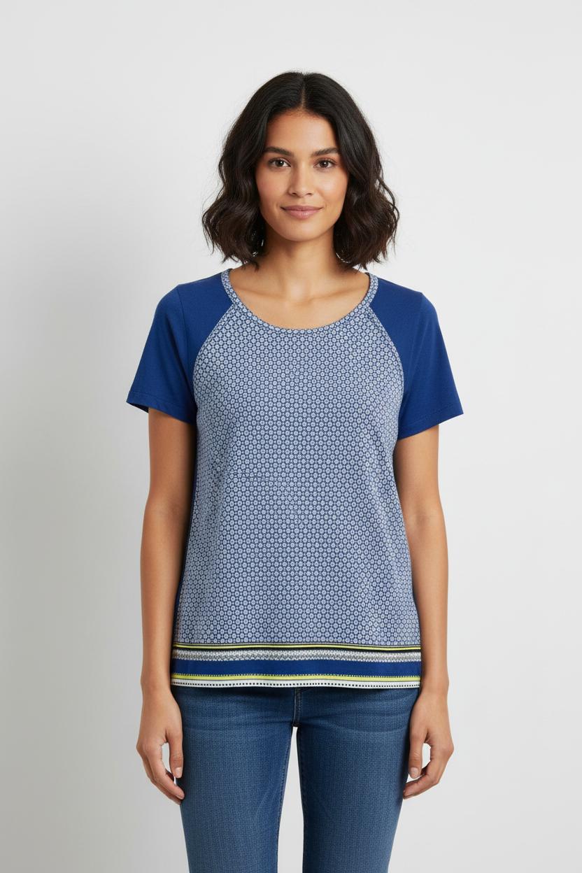 Tommy Badge T-shirt COMPTOIR DES COTONNIERS - Seconde main Multicolored