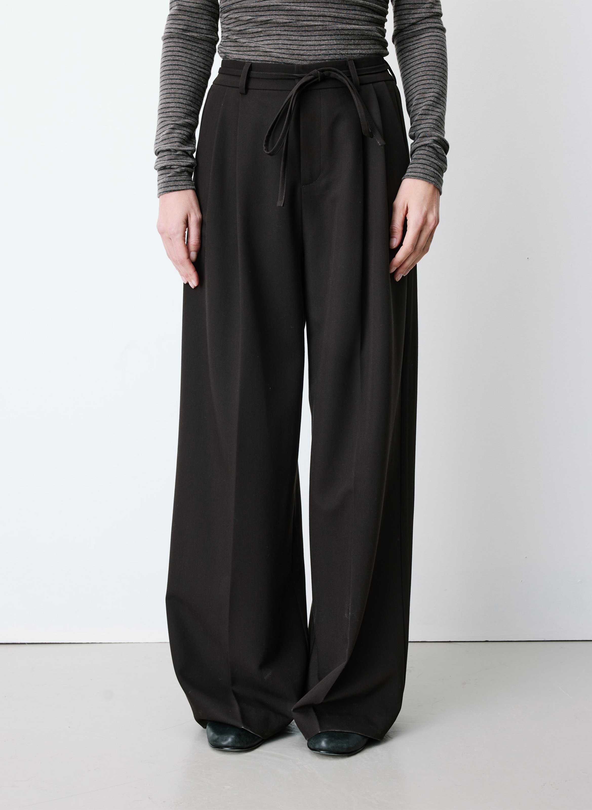 Pantalon droit  GRACE ET MILA Marron