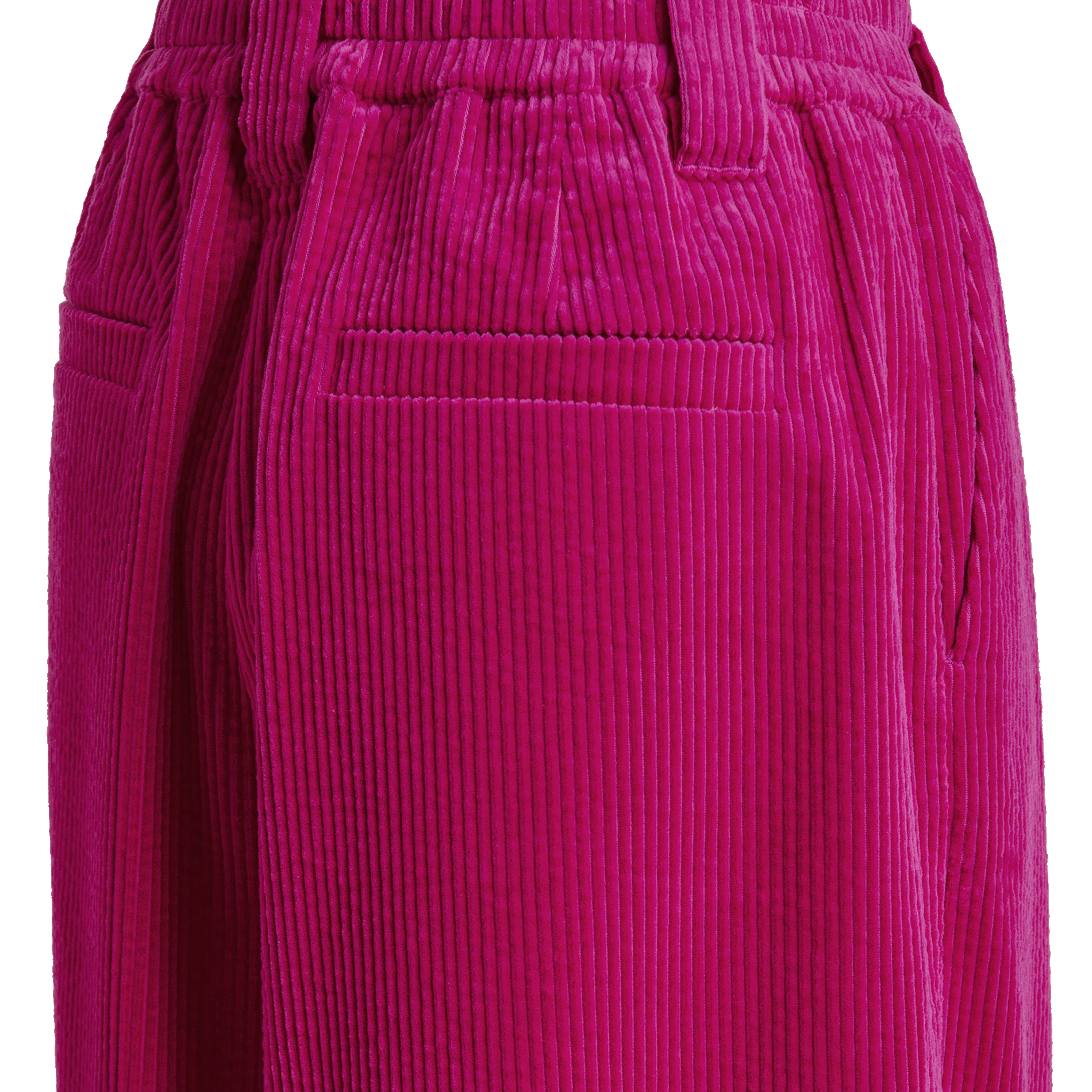 Wijde, katoenen broek ESSENTIEL ANTWERP Roze