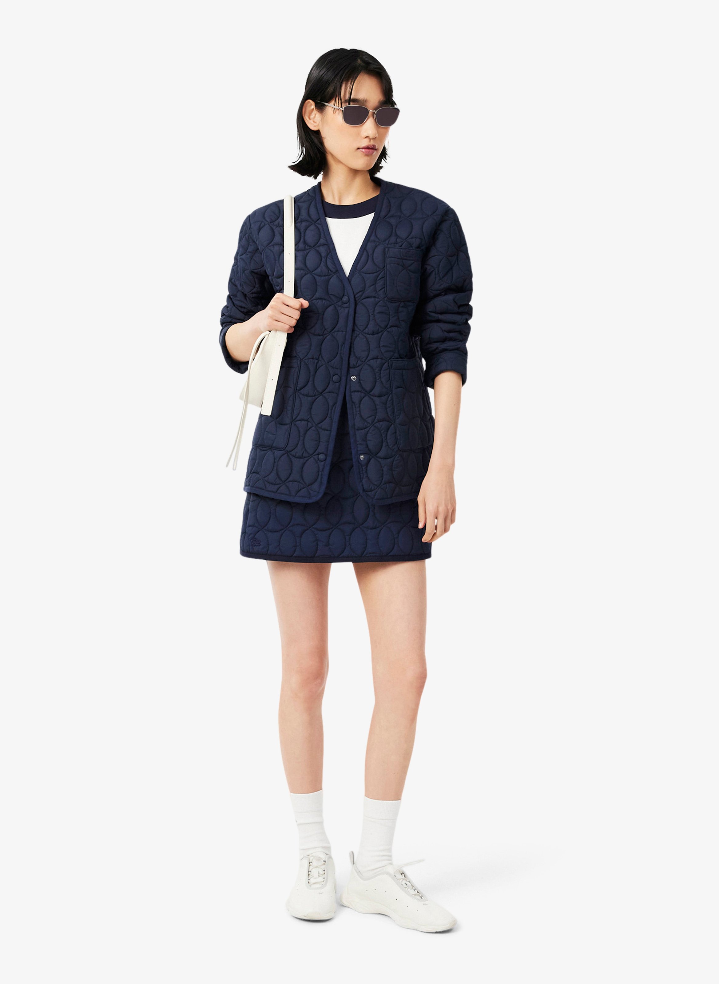 Veste ample matelassée LACOSTE Bleu