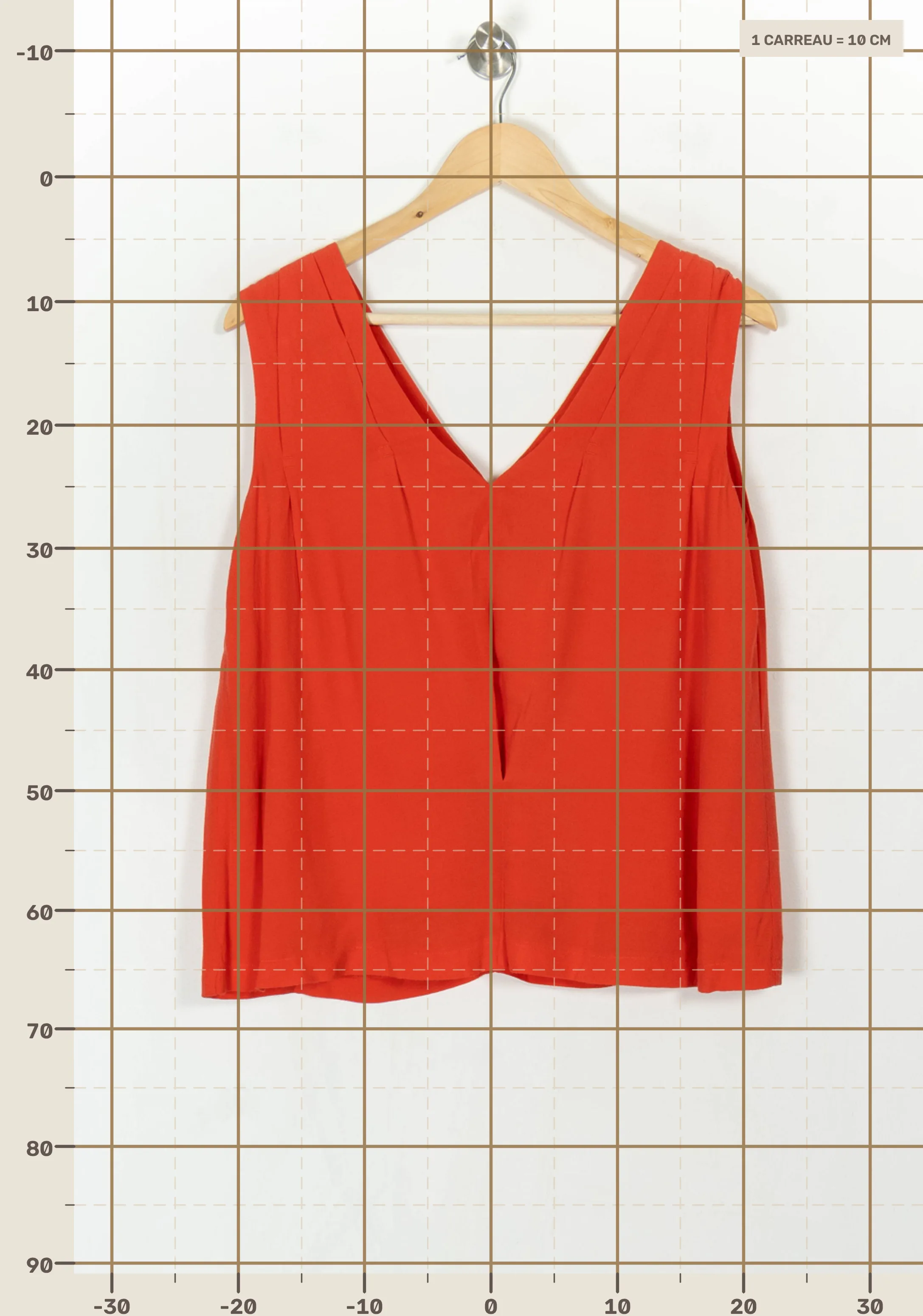 Top & tank top COMPTOIR DES COTONNIERS - Seconde main Red