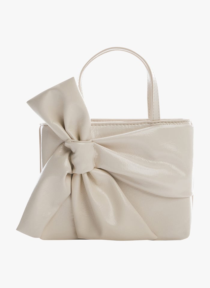 Handbag with bow detail sales