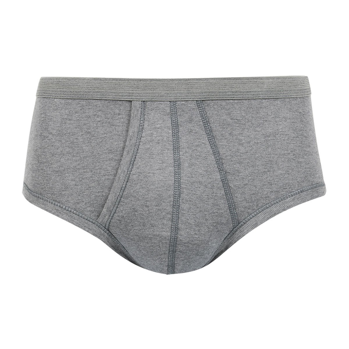 High-rise open premium pure cotton panties EMINENCE Grey