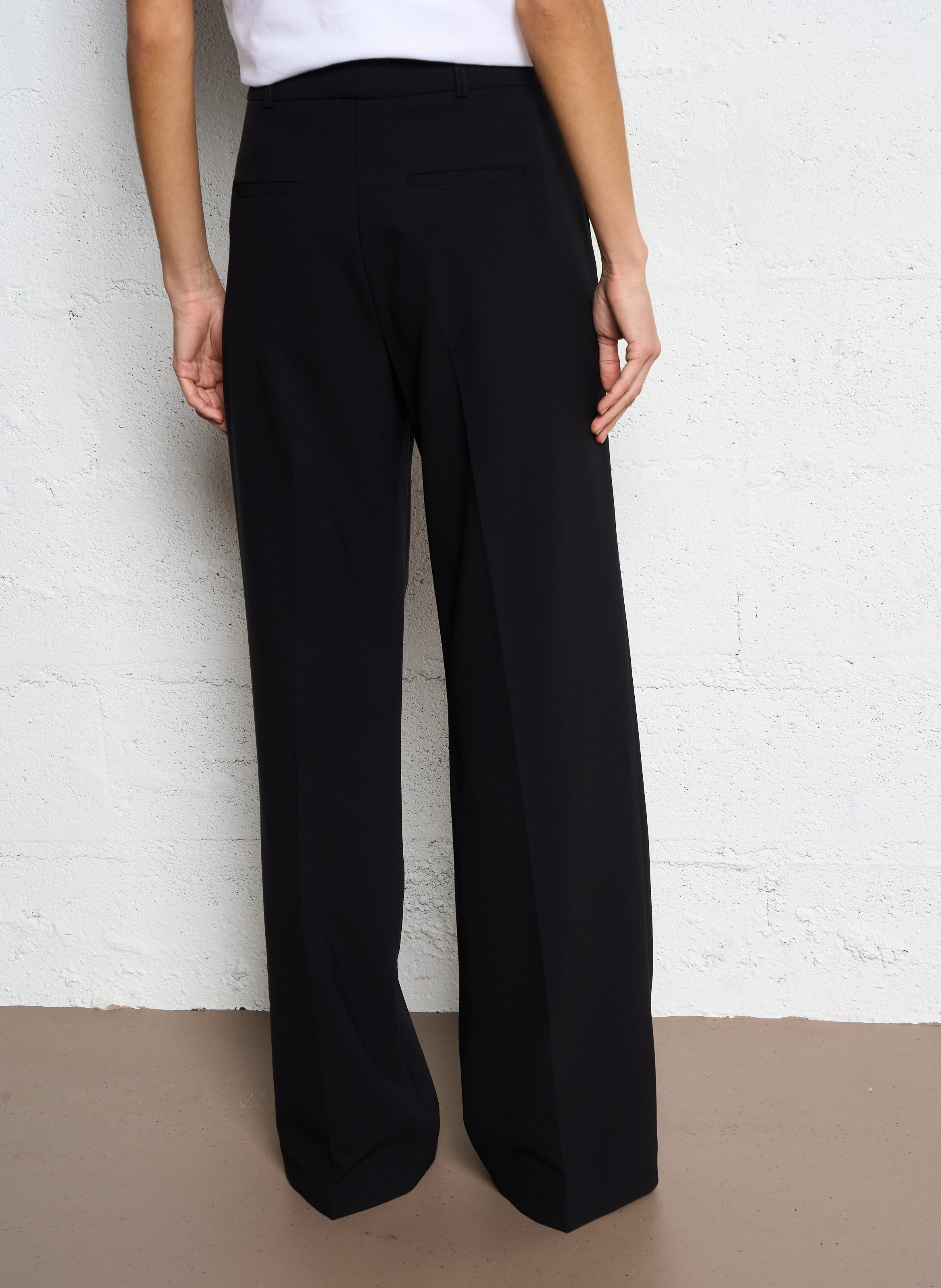 Flowing wide-leg pants MAISON 123 Black