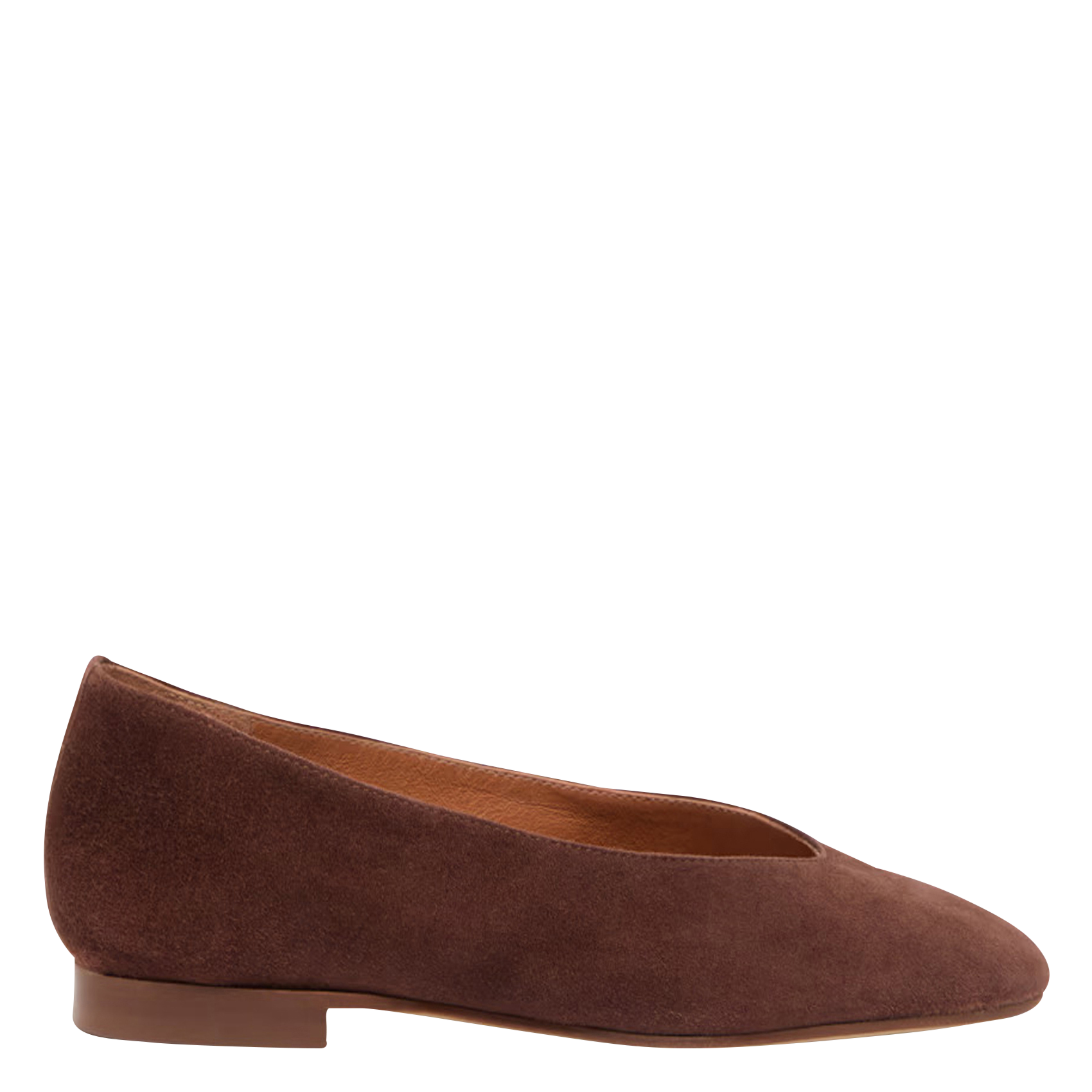 Suede ballet pumps JONAK Brown