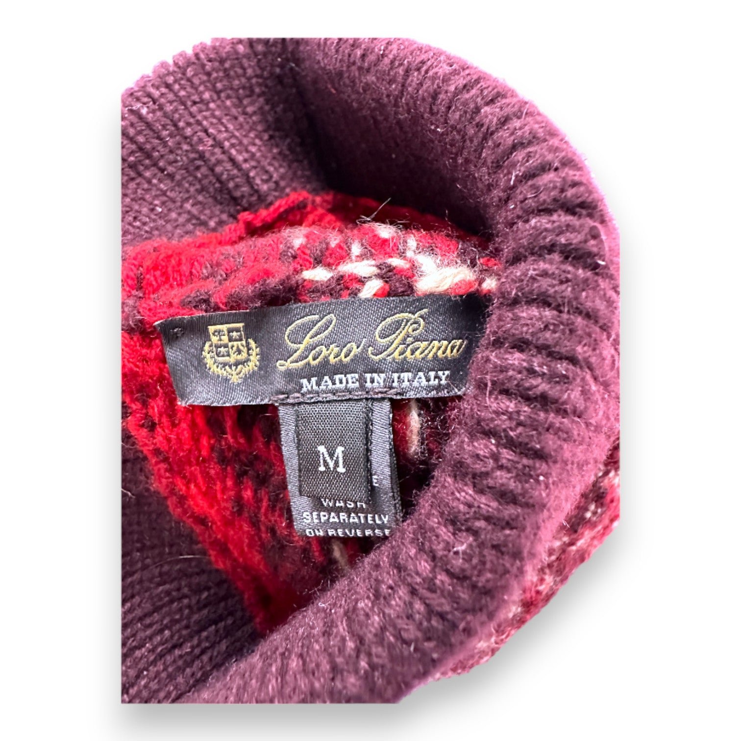 Red Child's Beanie - 3 years LORO PIANA - Seconde Main Red
