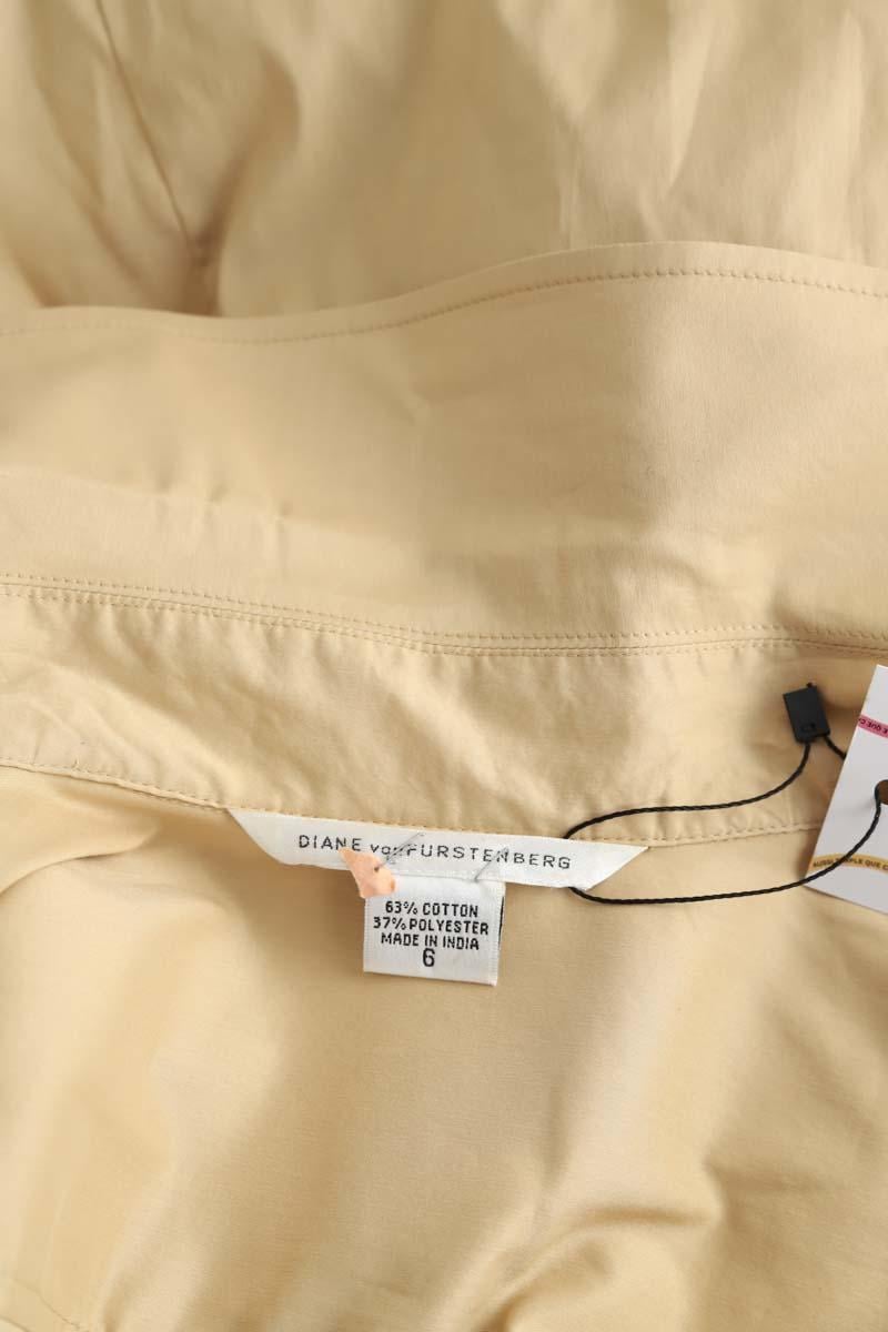 Cotton dress DIANE VON FURSTENBERG - Seconde Main Beige