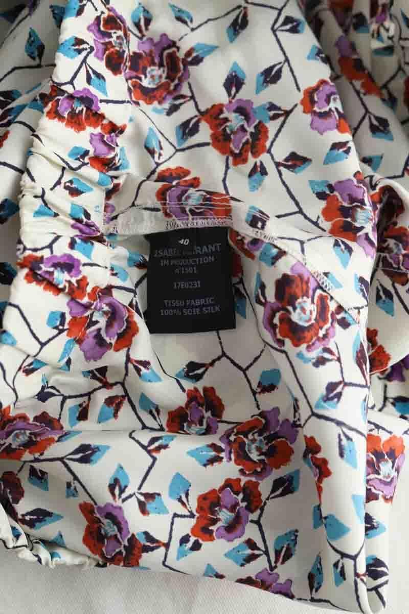 Silk trousers ISABEL MARANT - Seconde Main Multicolored