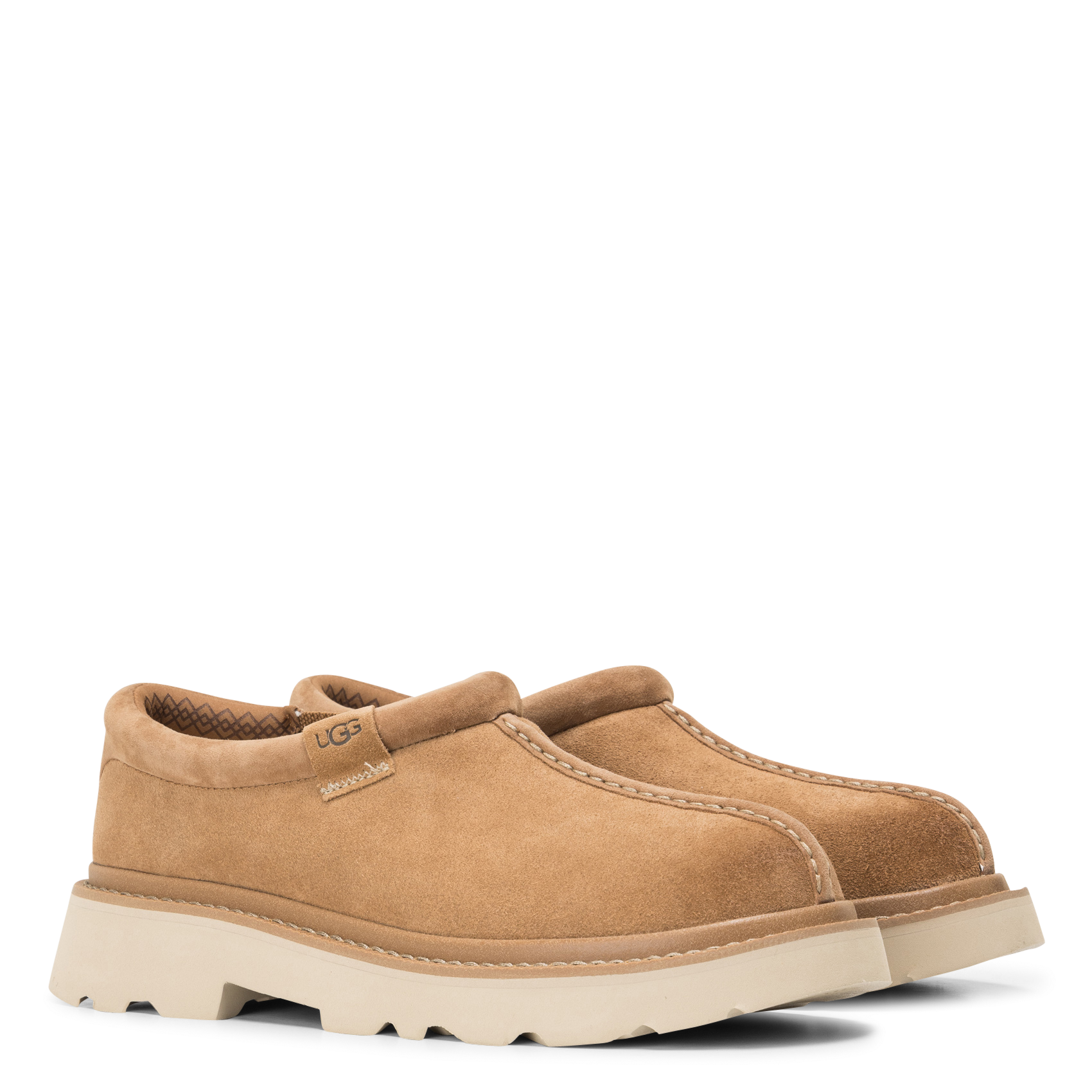 Suede leather clogs UGG Brown