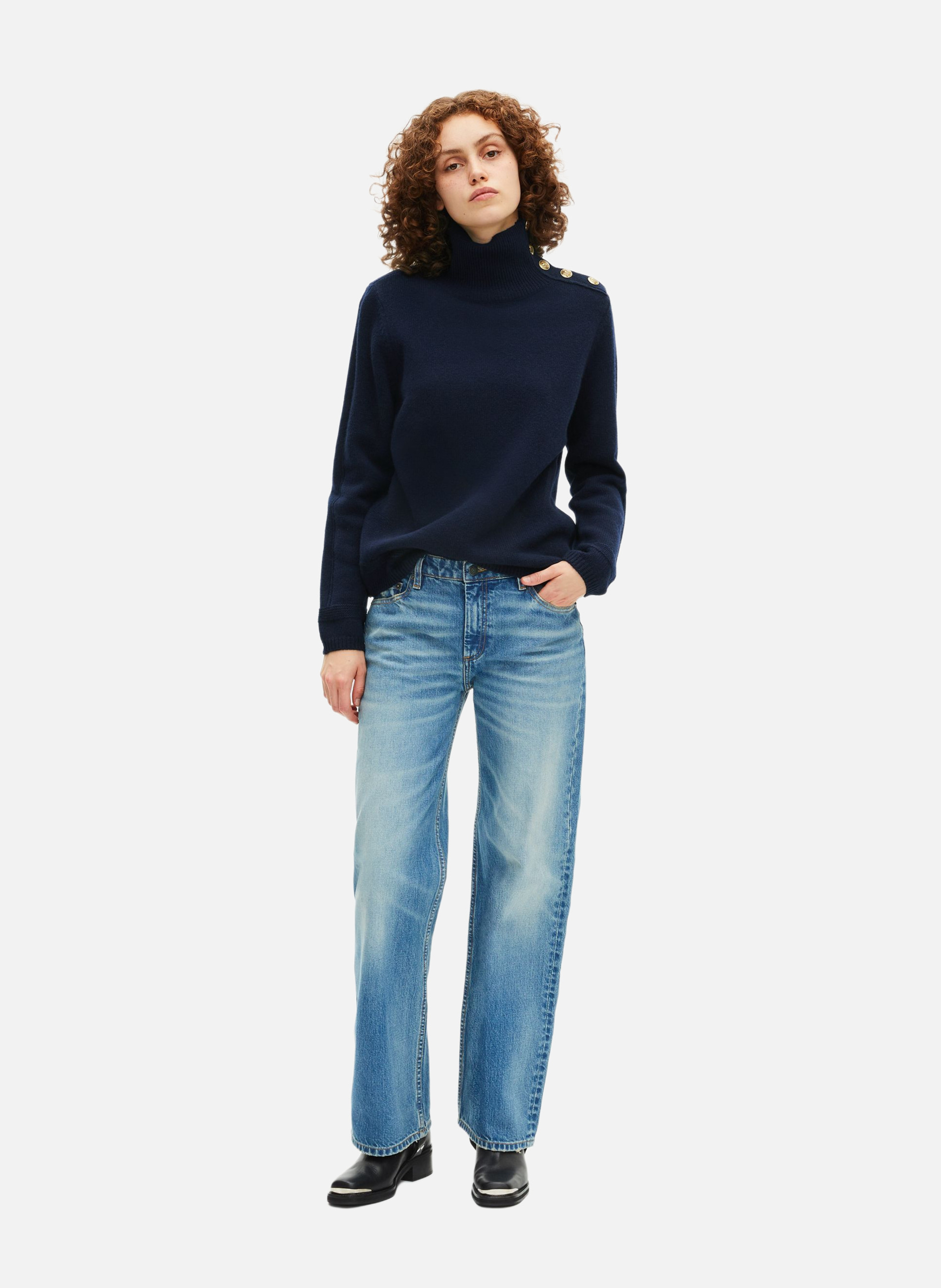 Wool sweater THE KOOPLES Blue