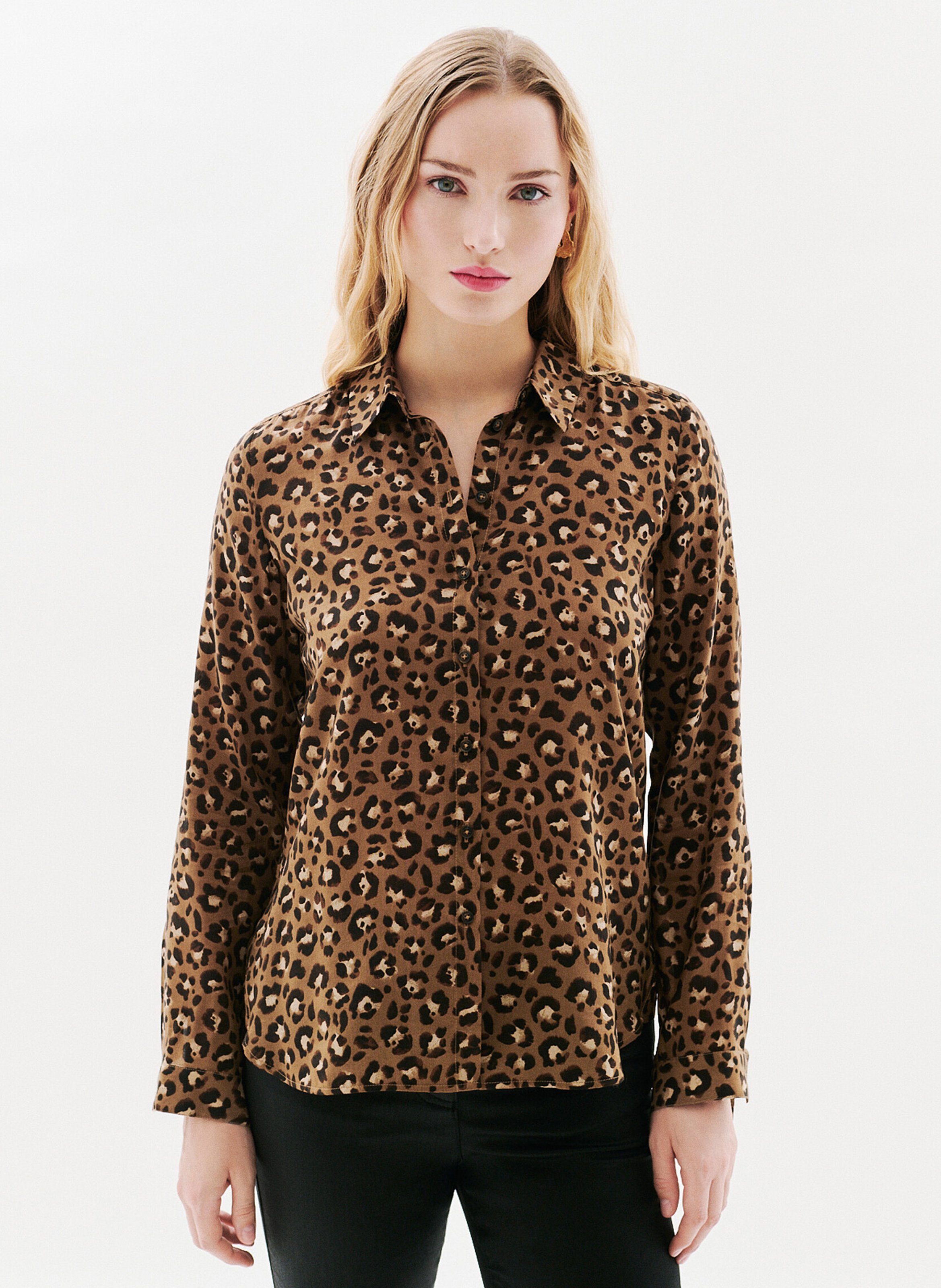 Chemise col classique imprimée CAROLL