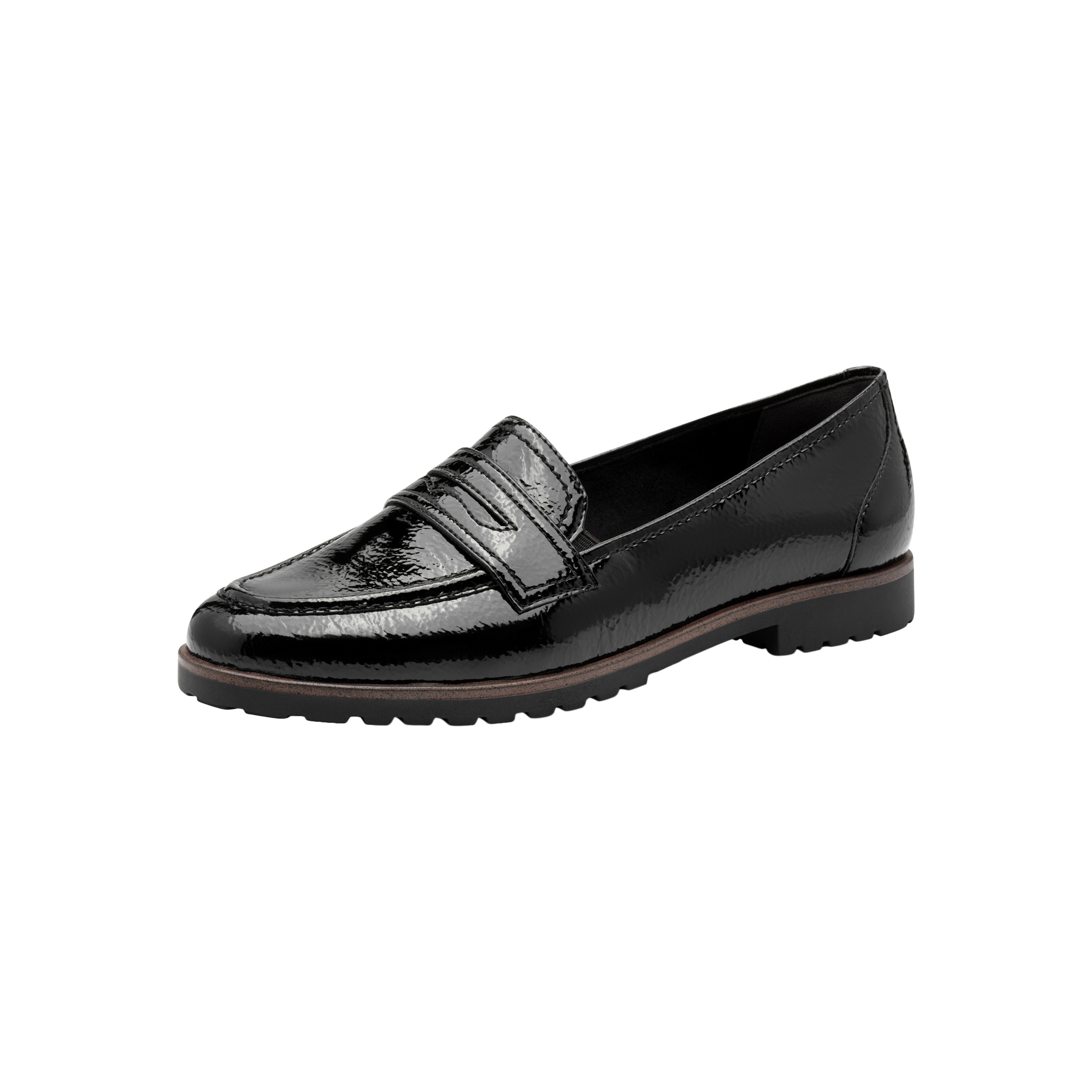 Slip-on moccasin TAMARIS Black