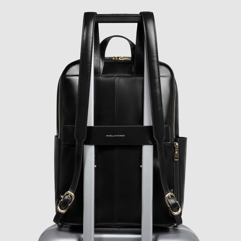 Expandable Laptop Backpack 15.6" PIQUADRO Black