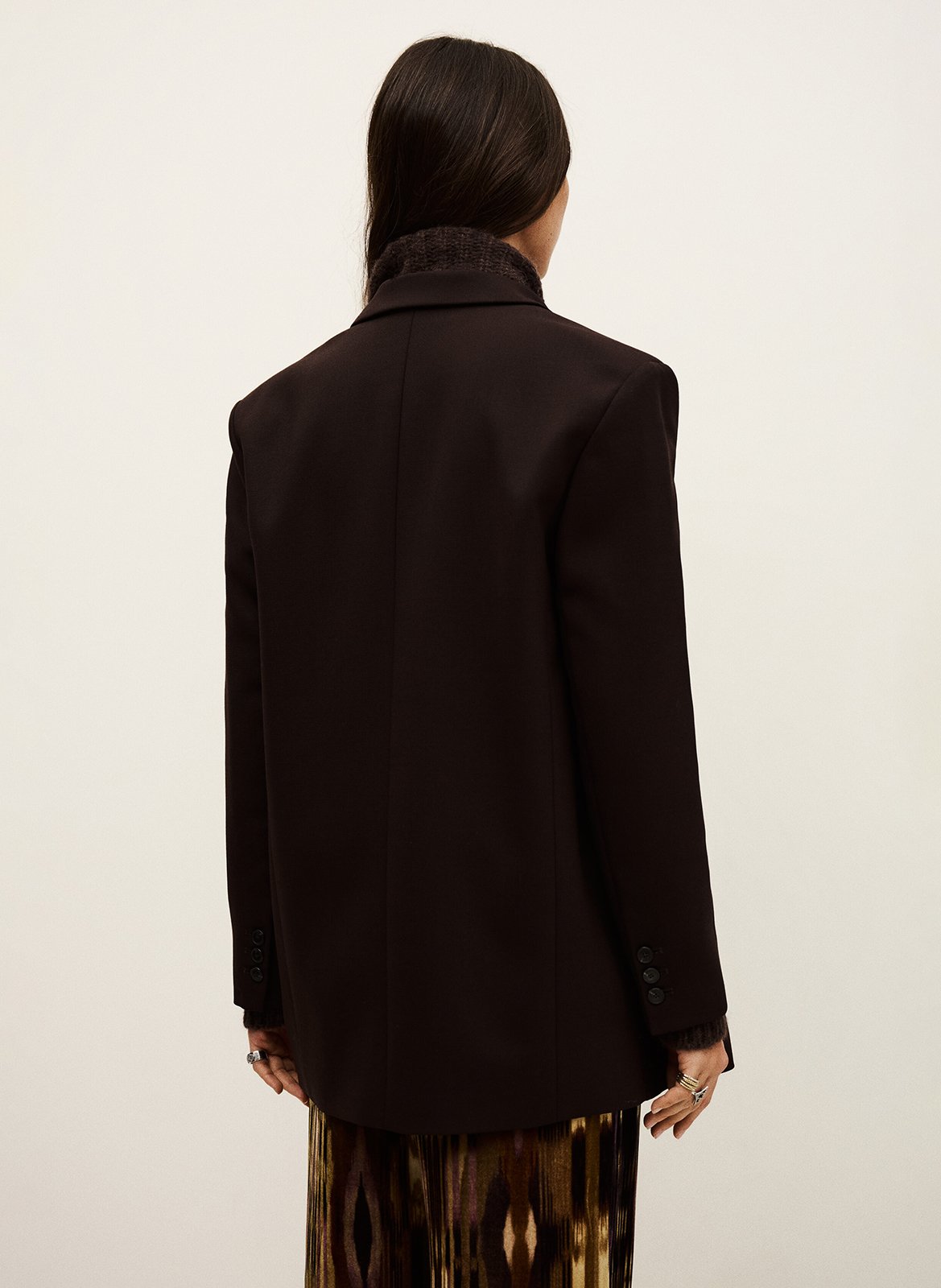 Rechte blazer BA&SH Bruin