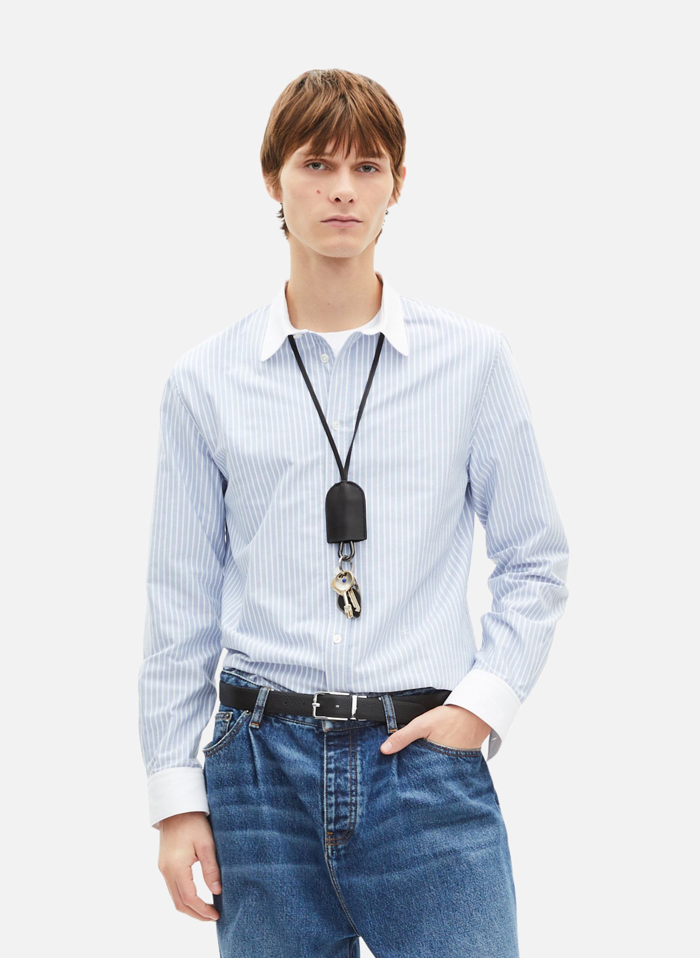 Reversible grained leather belt THE KOOPLES Black