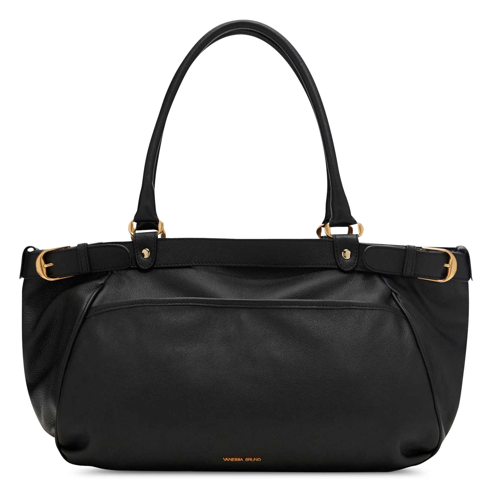 Leather handbag VANESSA BRUNO Black