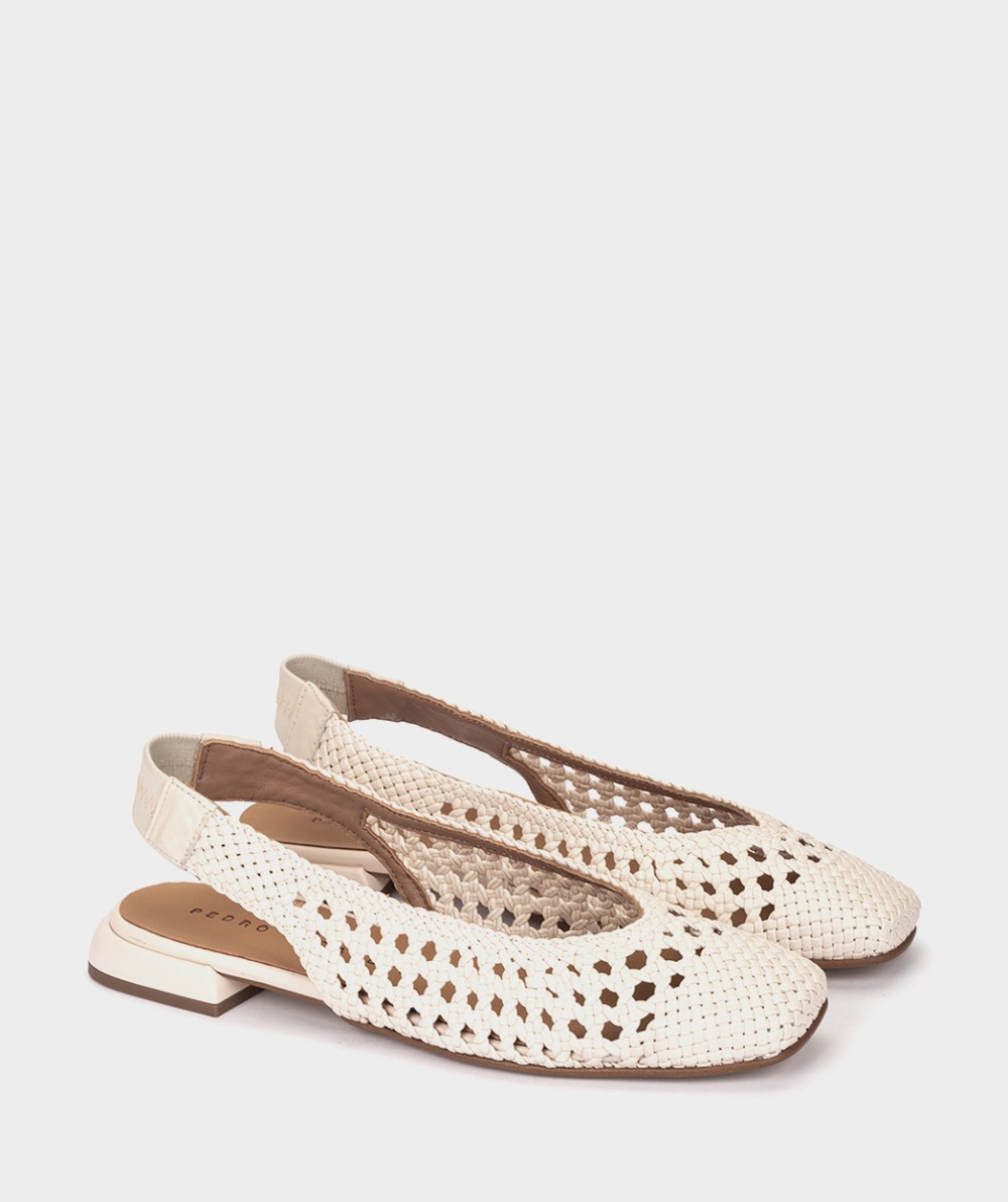 Open-toe flats PEDRO MIRALLES White