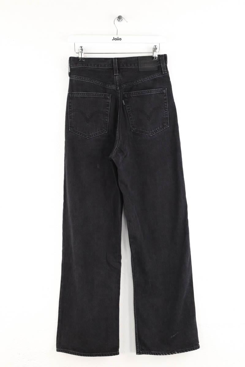 Straight cotton-blend pants LEVI'S - Seconde main Black