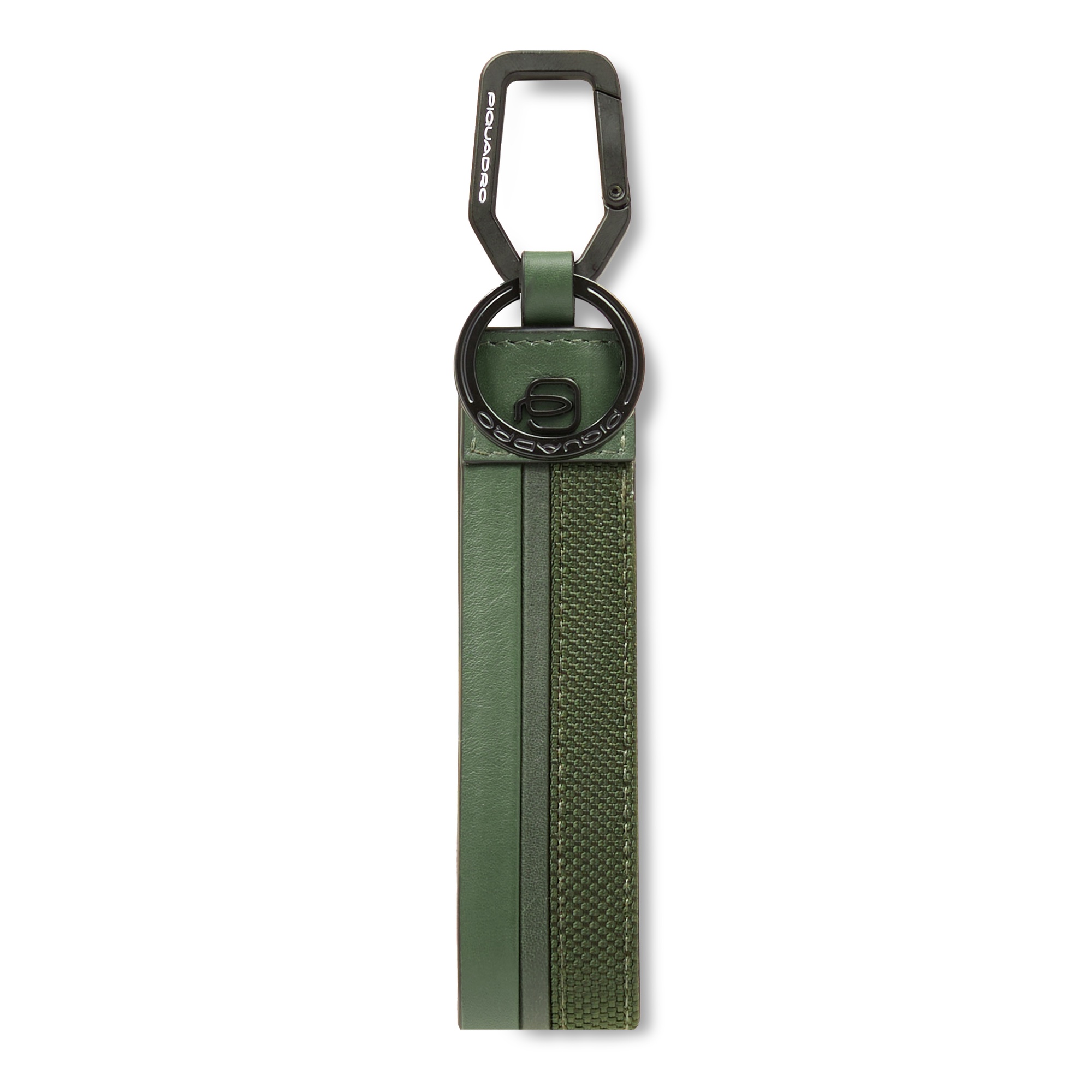 Asia leather keyring PIQUADRO Green
