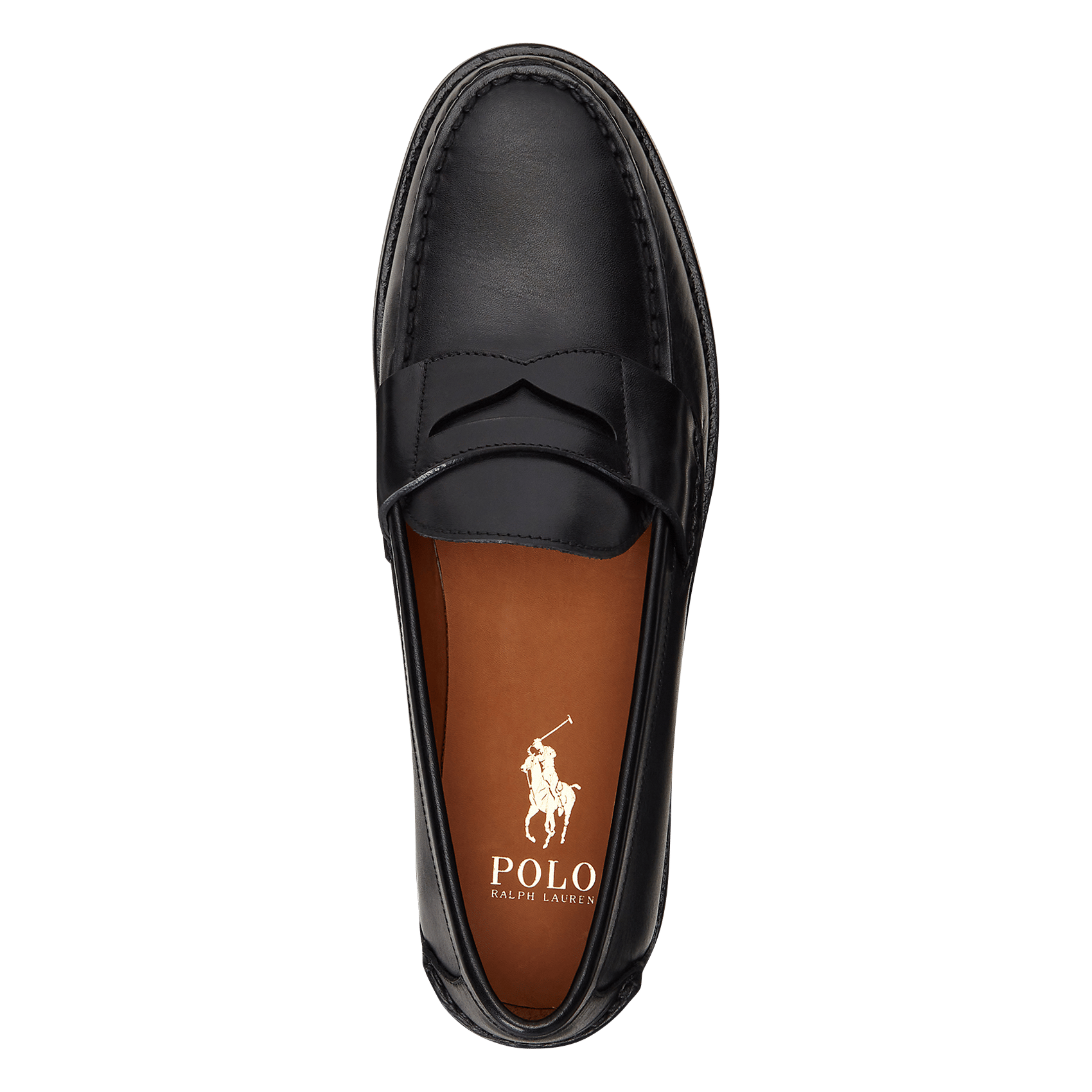 Leren mocassins POLO RALPH LAUREN Zwart