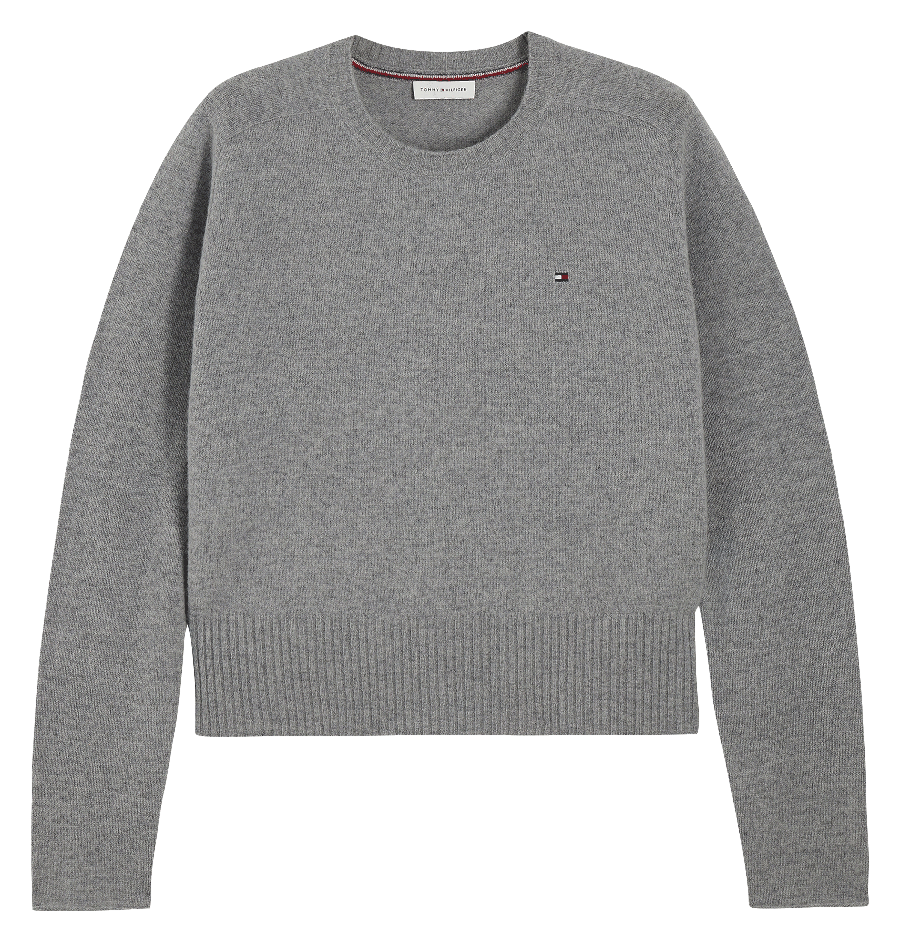 Straight wool sweater TOMMY HILFIGER Grey