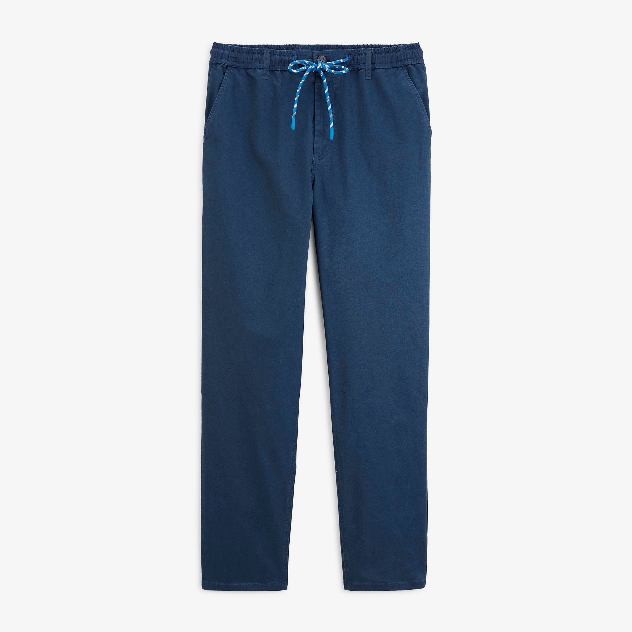 Blue sbplay stretch cotton pants with elastic waistband SERGE BLANCO Blue