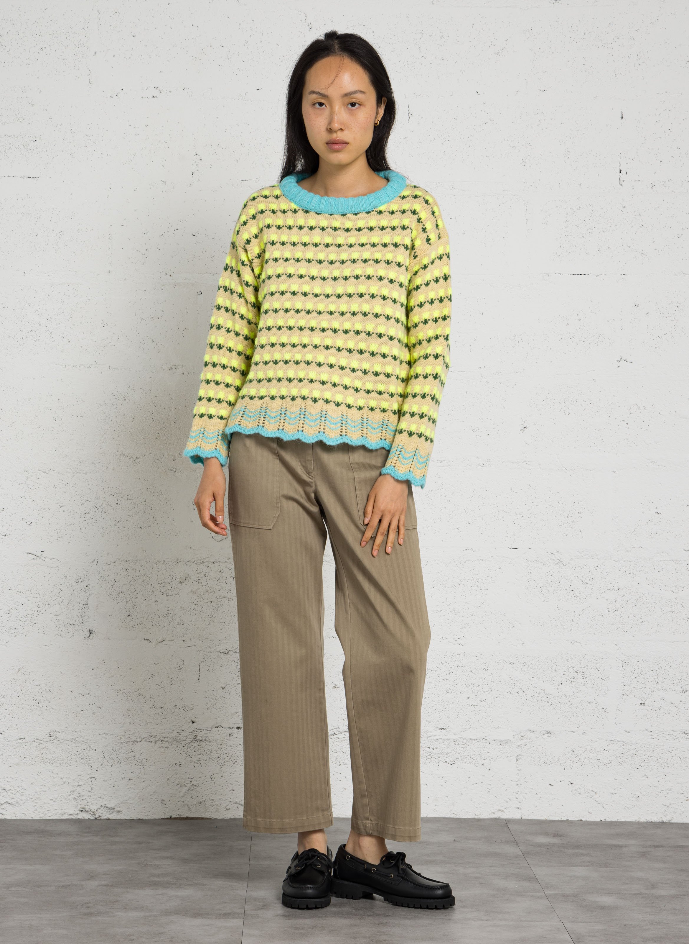 Oversized sweater DR BLOOM Yellow