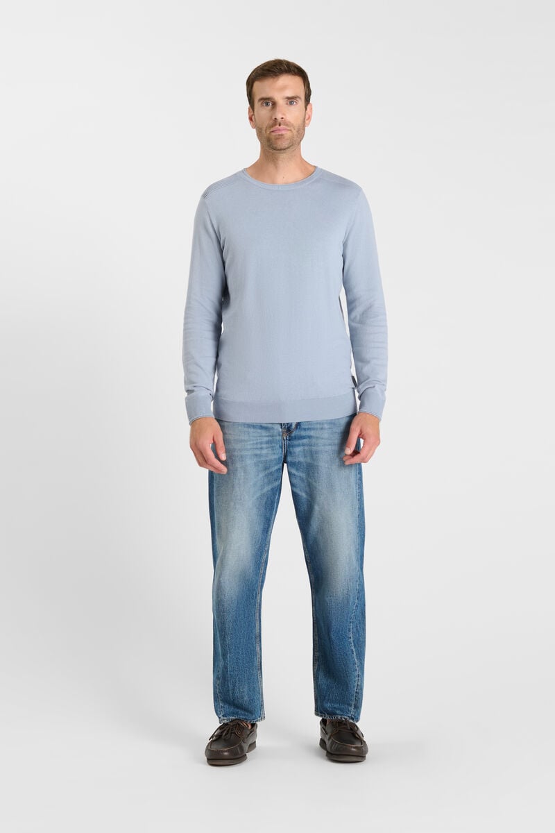 Round-neck sweater LE TEMPS DES CERISES Blue