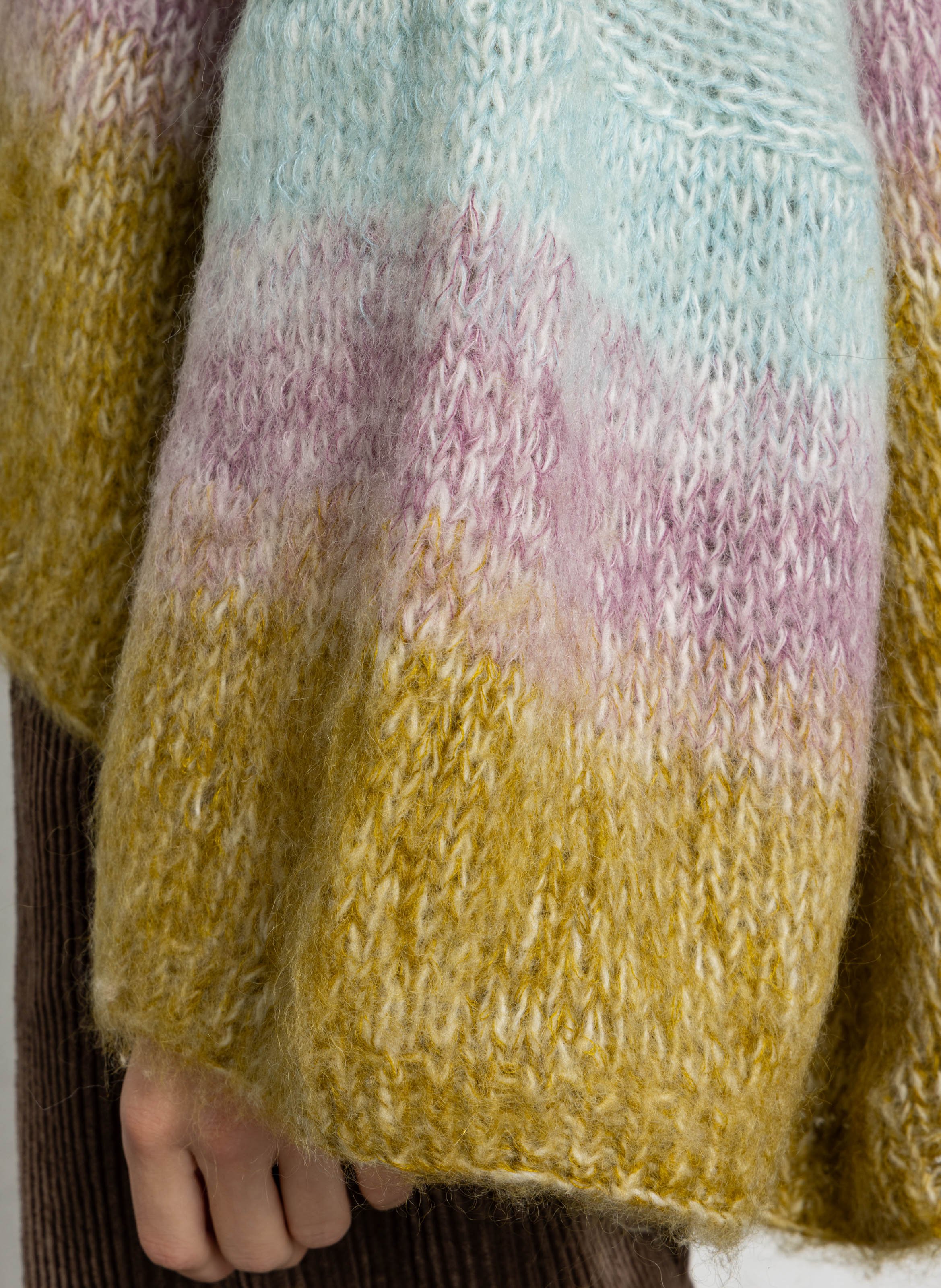 Strickpullover mit Rundhalsausschnitt MES DEMOISELLES Mehrfarbig