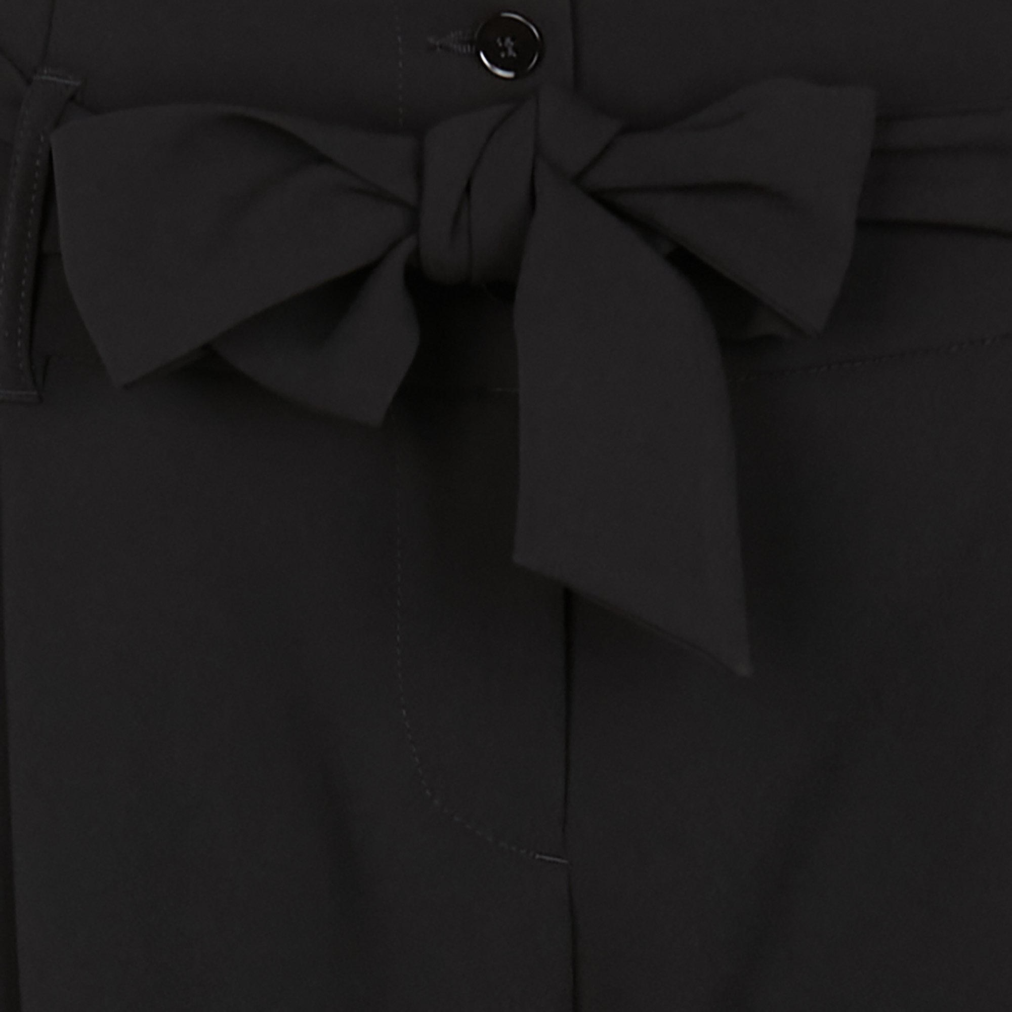 High-waisted crepe carrot pants IKKS Black
