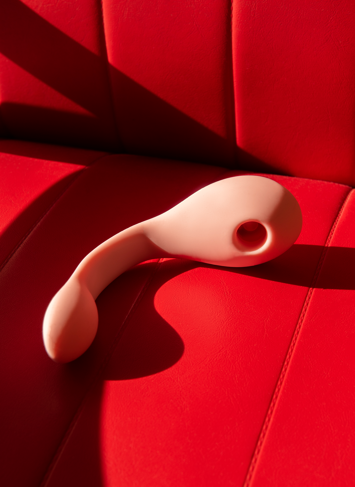 Double stimulateur Coco - Rose PUISSANTE Rose pâle