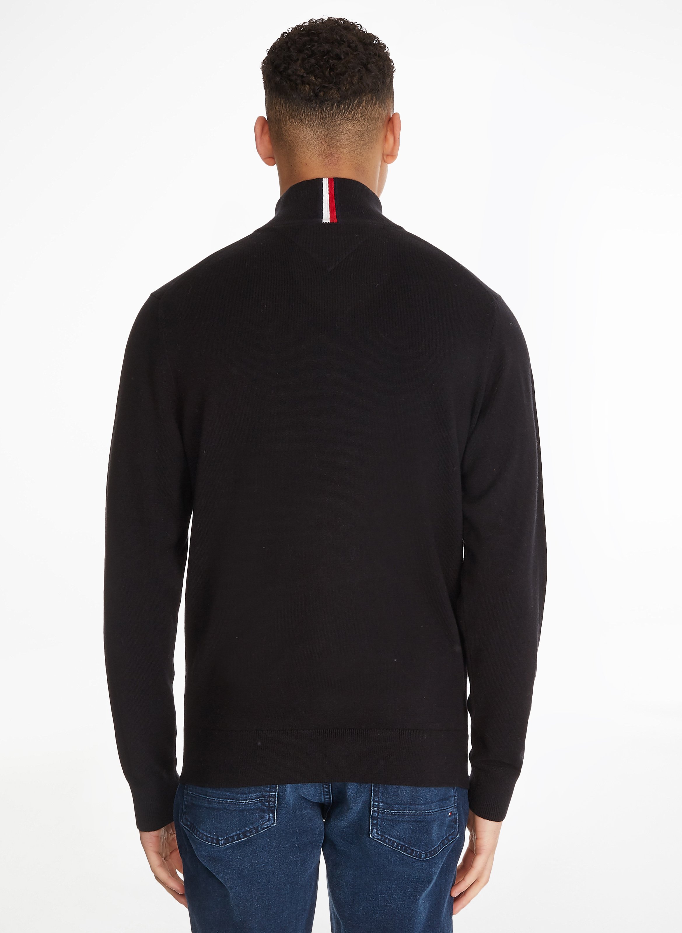 Cashmere Sweater Black Tommy Sweater Tommy Hilfiger Pima Cotton - Main Image