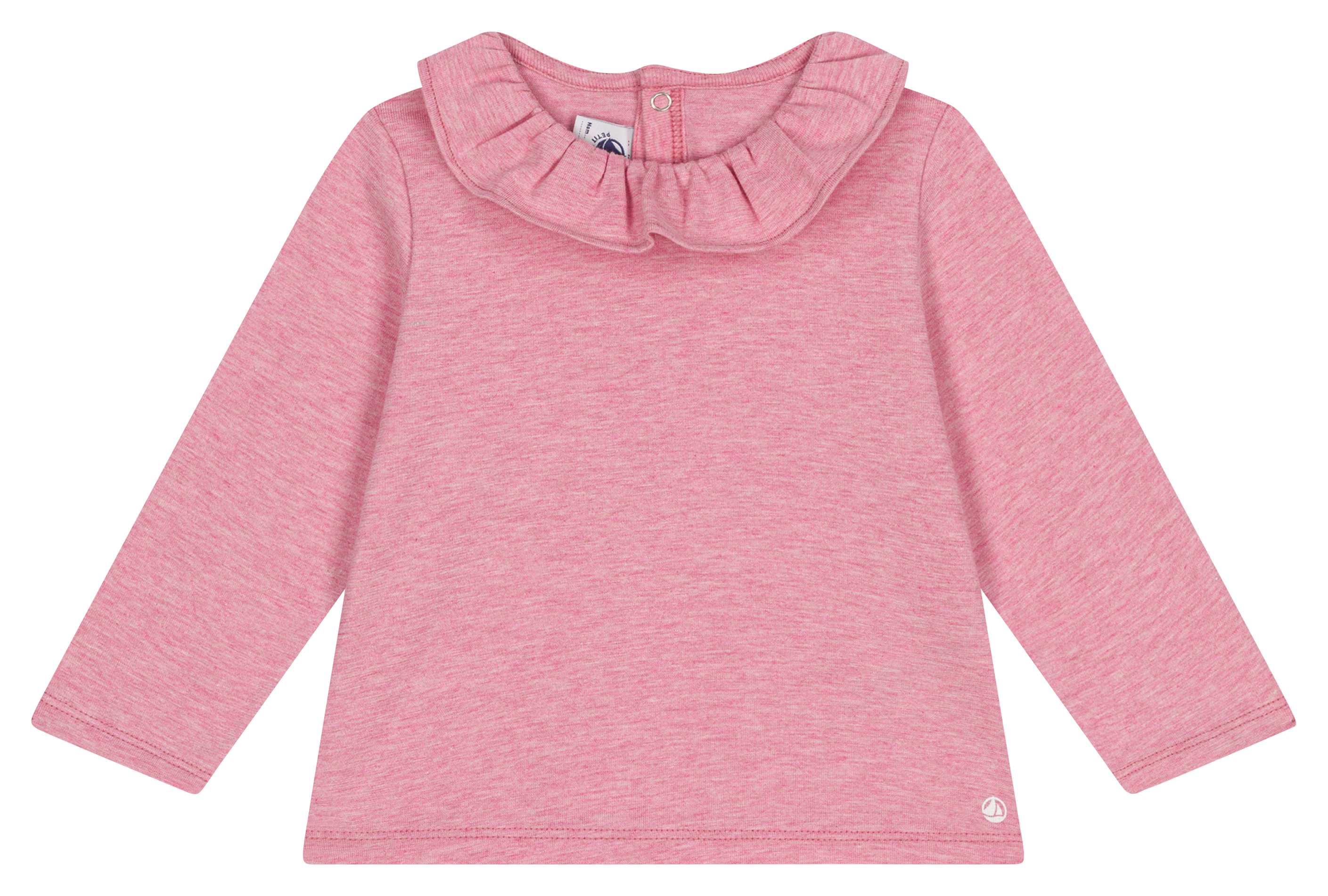 Blouse ample col rond en coton PETIT BATEAU