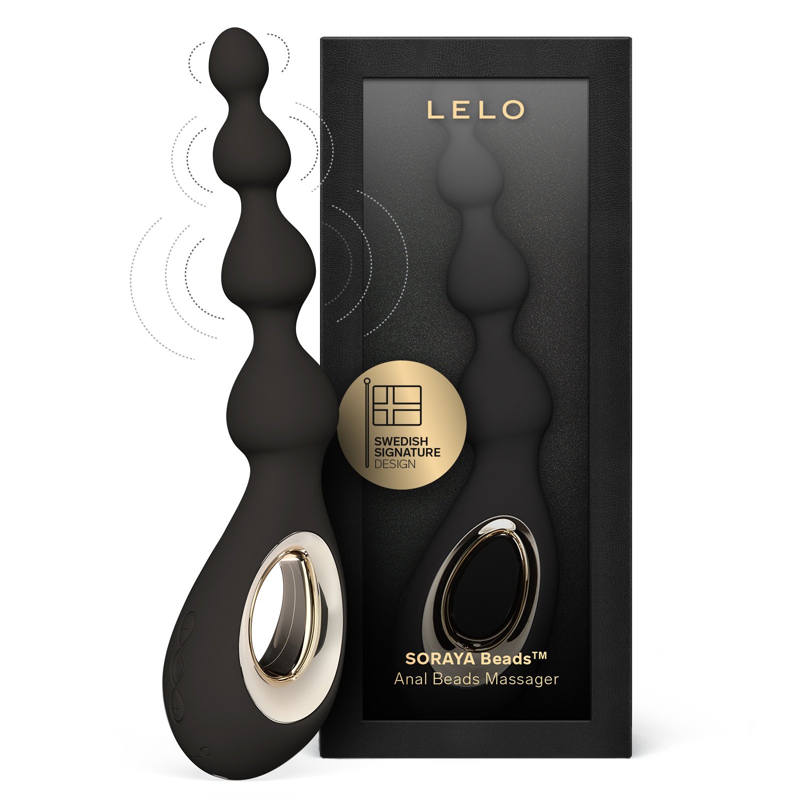Vibromasseur de perles anales LELO Noir