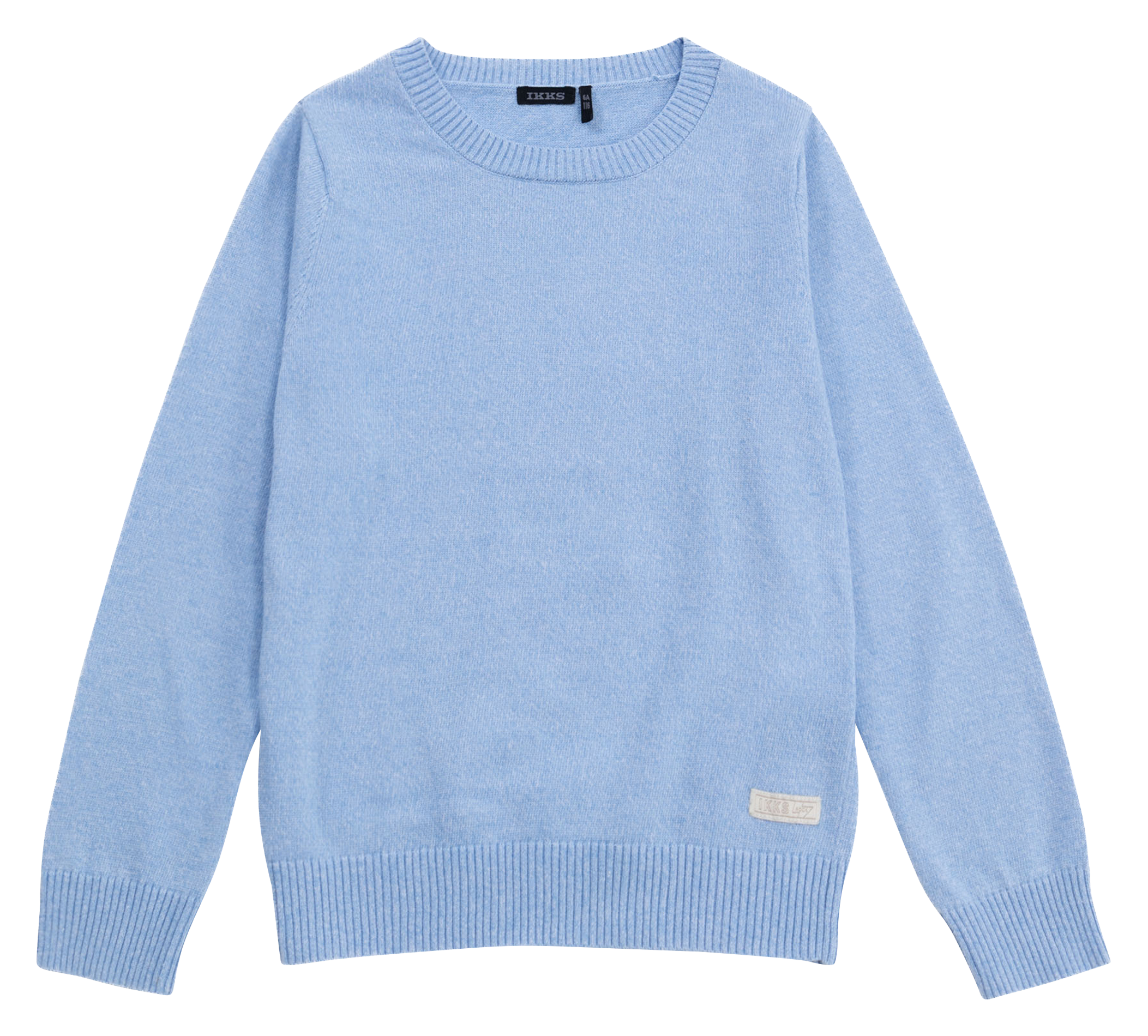 Pull imprimé en coton IKKS JUNIOR Bleu