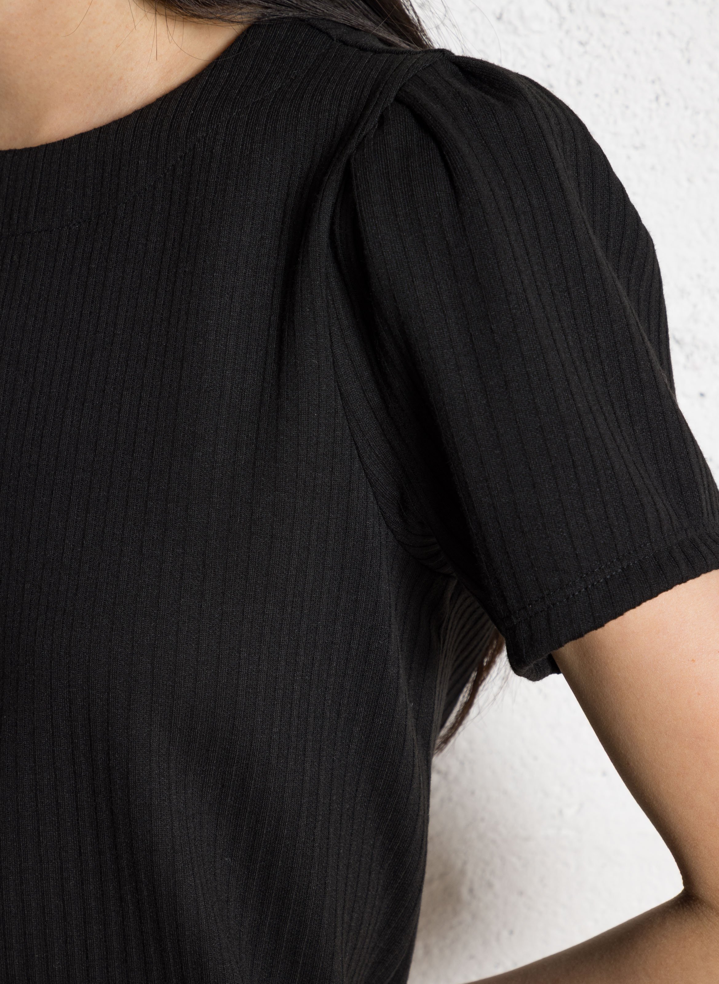 Printed viscose top I CODE Black